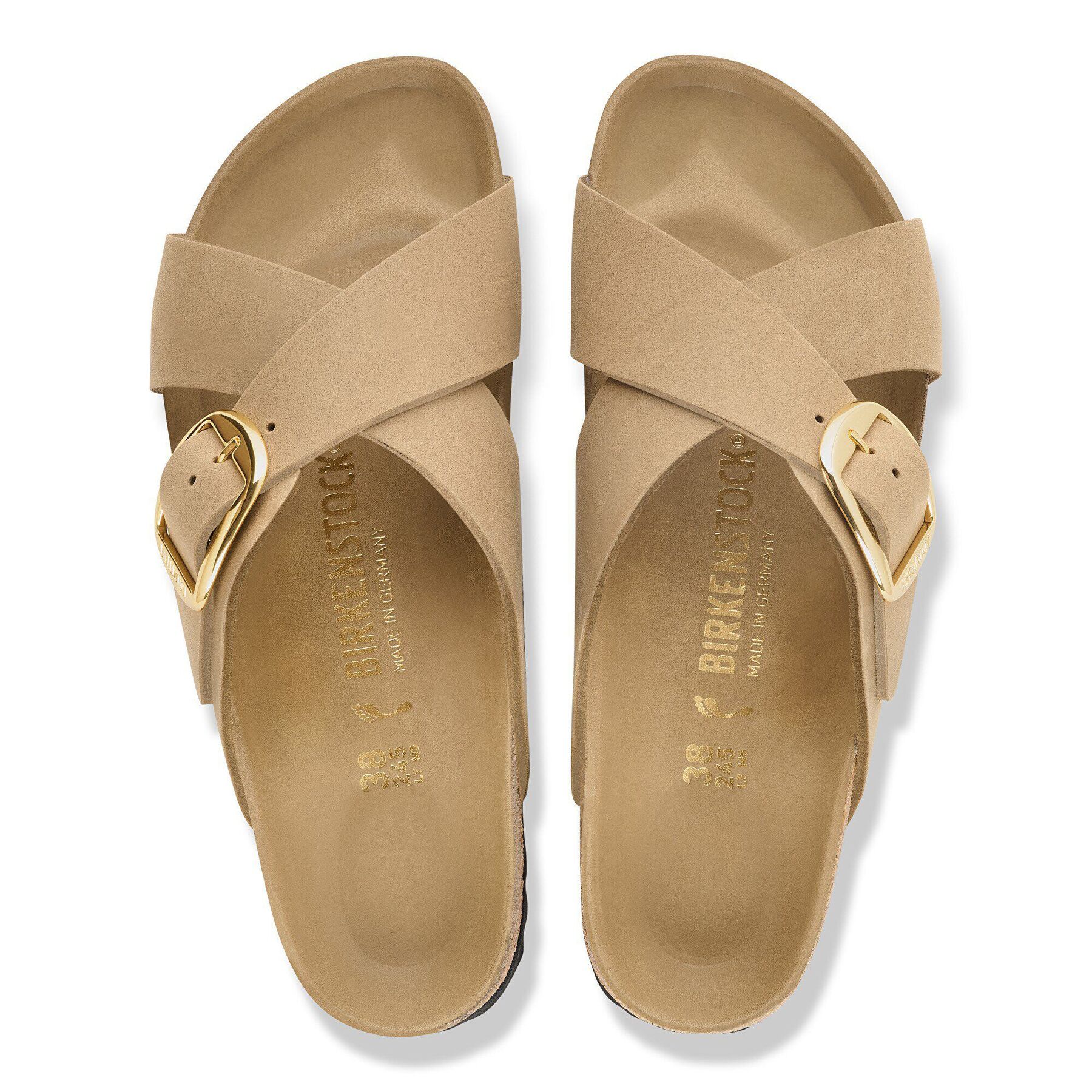 Alternative view of Siena Big Buckle Natural Leather Oiled