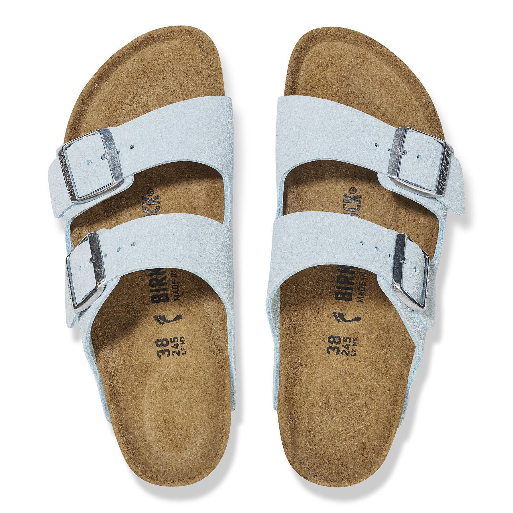Alternative view of Arizona Suede Leather Baby Blue