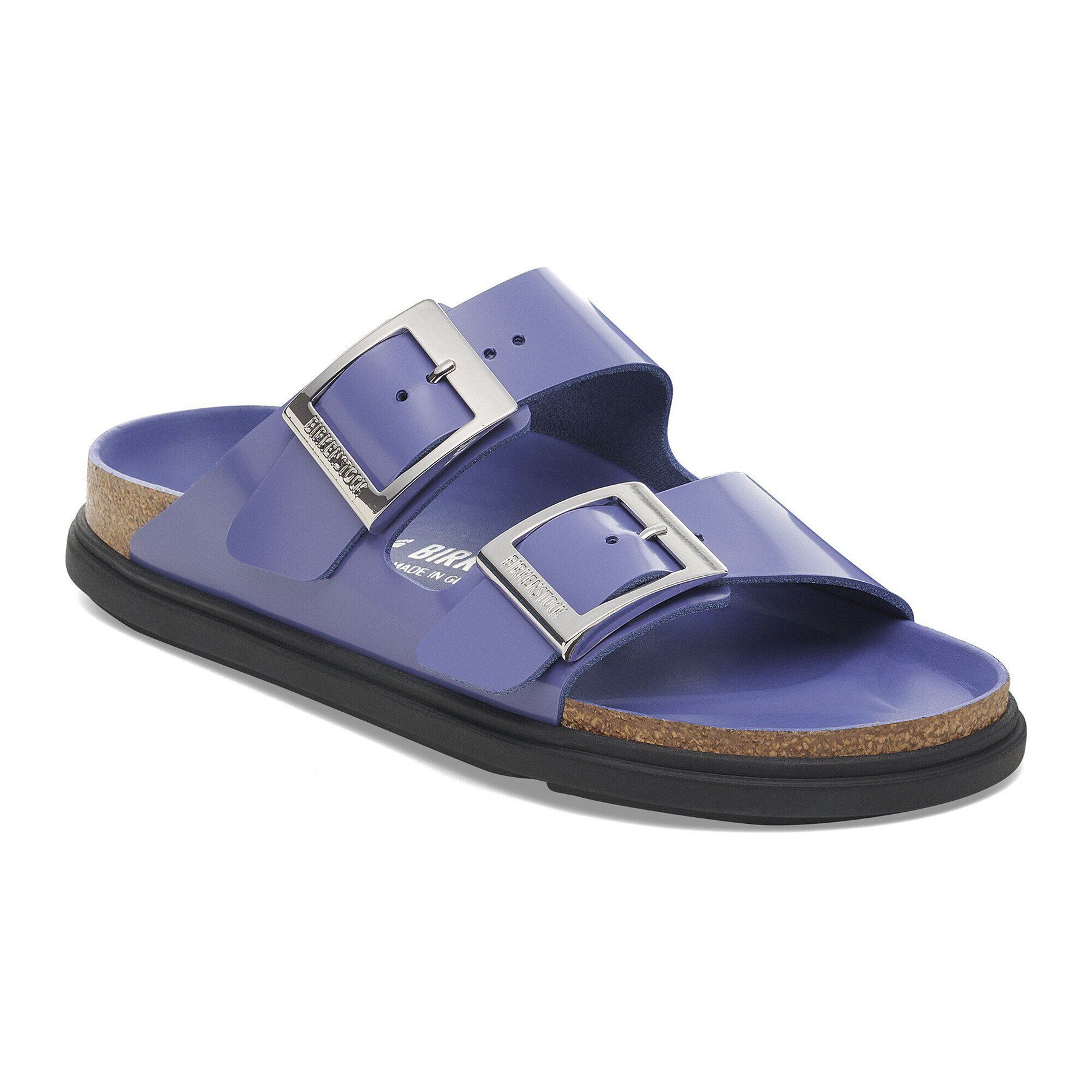 Arizona Droplet Buckle Natural Leather Patent