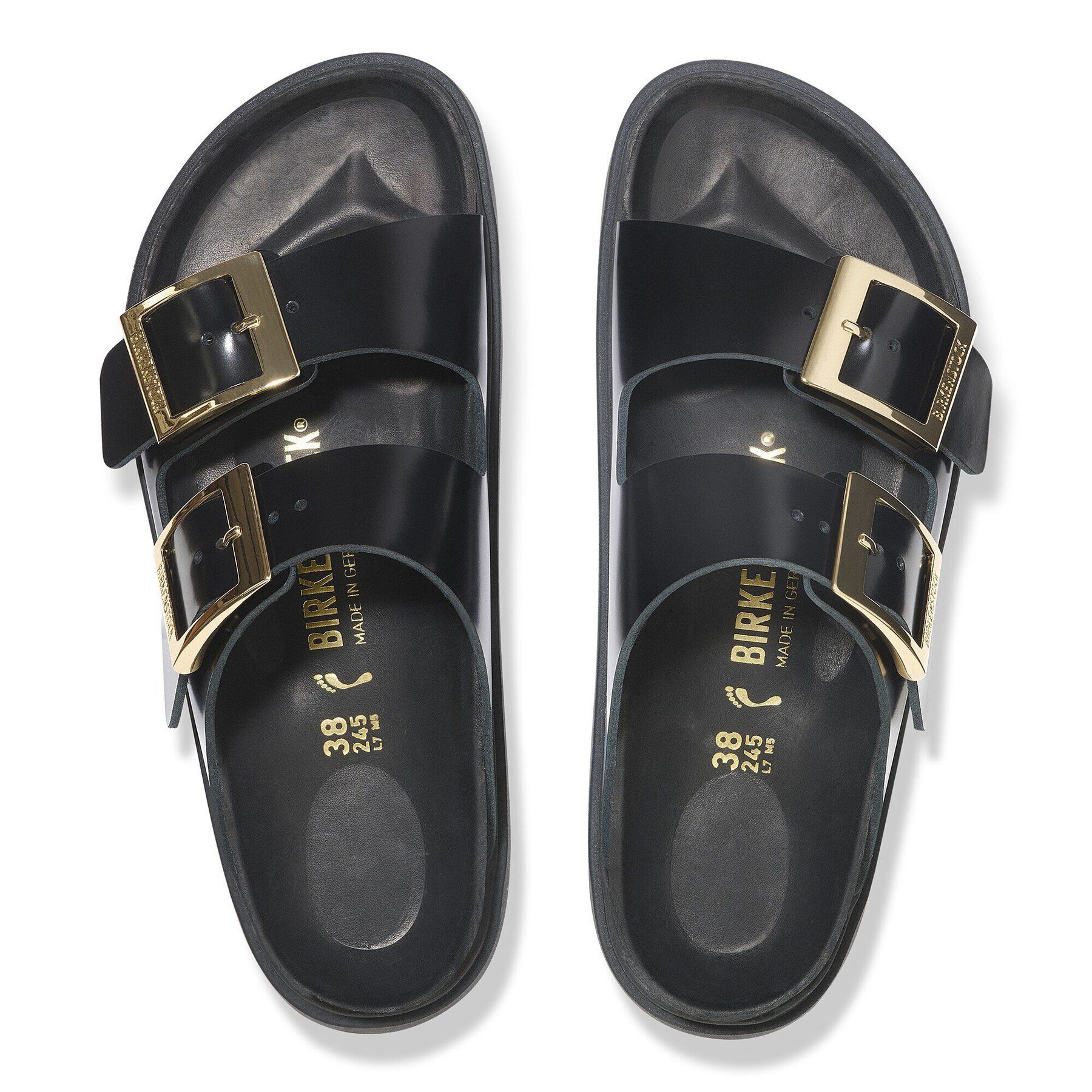 Alternative view of Arizona Droplet Buckle Natural Leather Patent