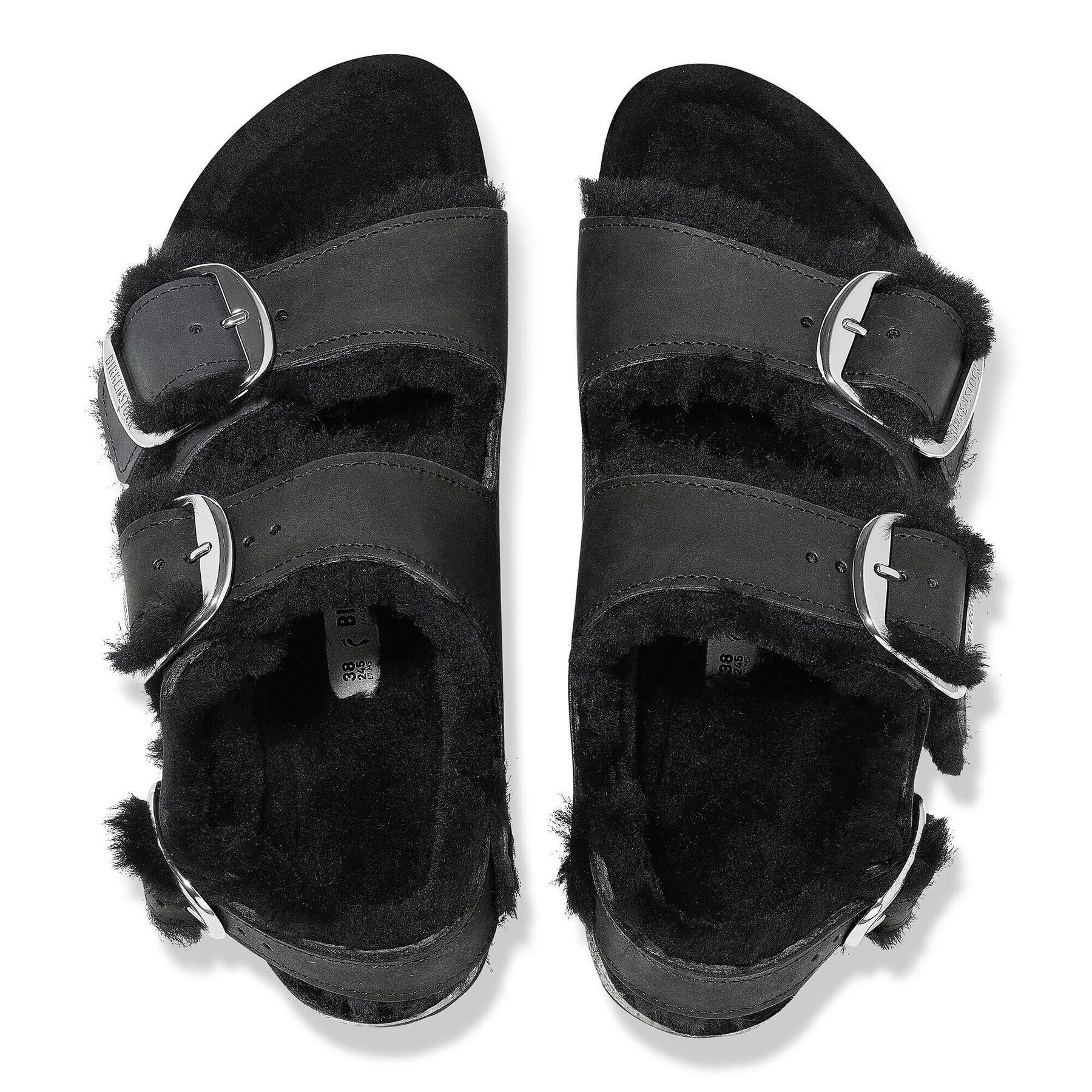 Alternative view of Milano Big Buckle Shearling Natural Leather Oiled