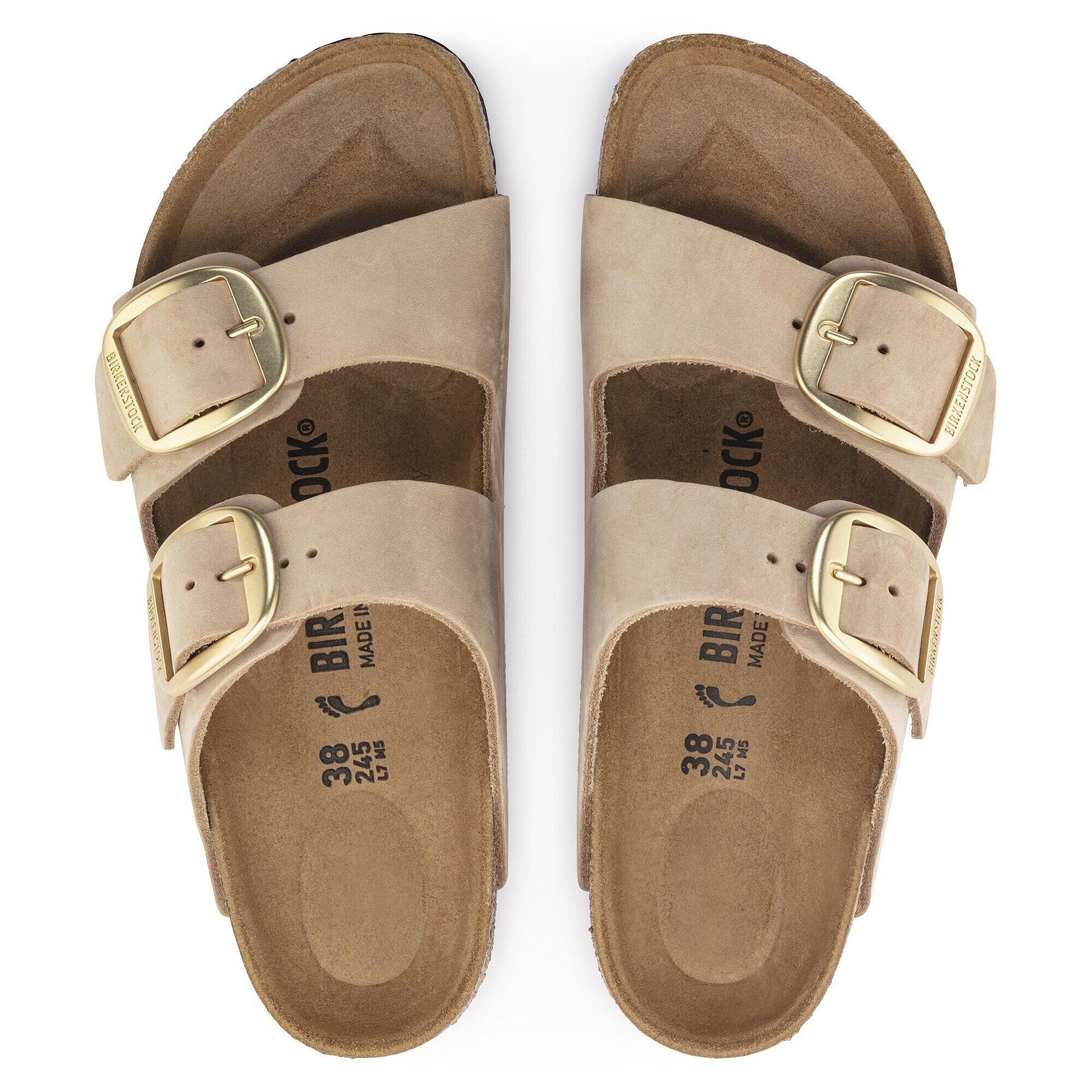 Alternative view of Arizona Big Buckle Nubuk Leather