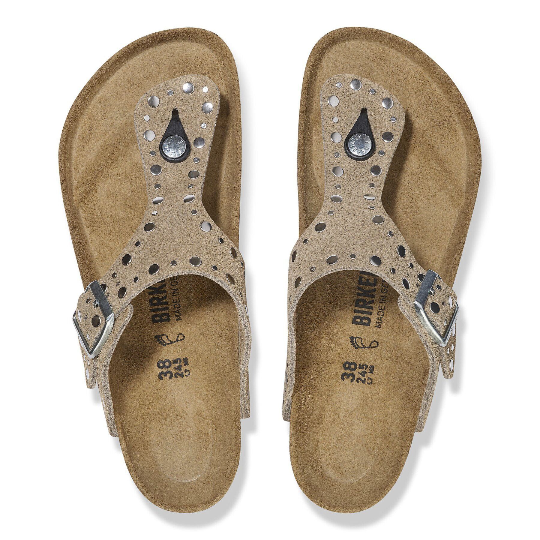 Alternative view of Gizeh Rivet Suede Leather