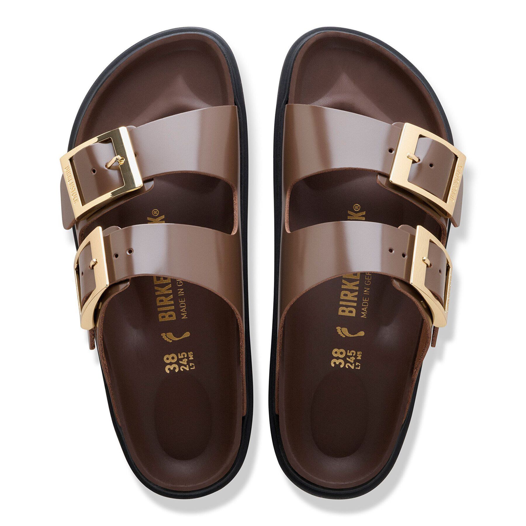 Alternative view of Arizona Droplet Buckle Natural Leather Patent