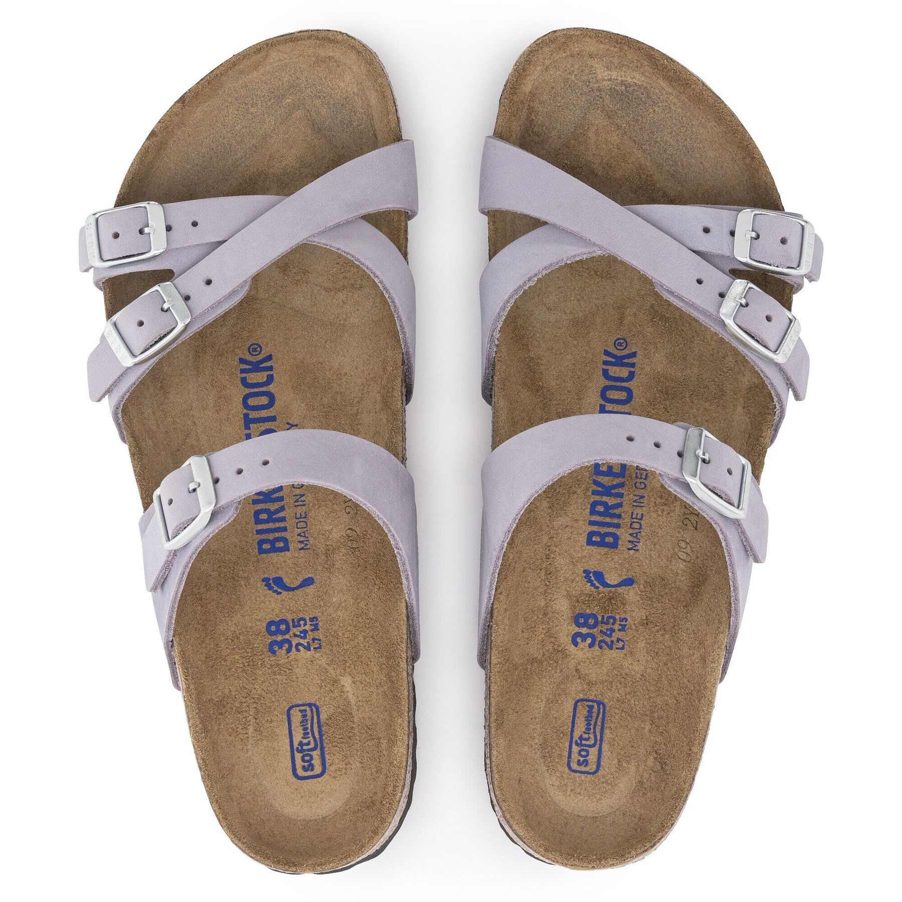 Alternative view of Franca Soft Footbed Nubuck Leather Purple Fog