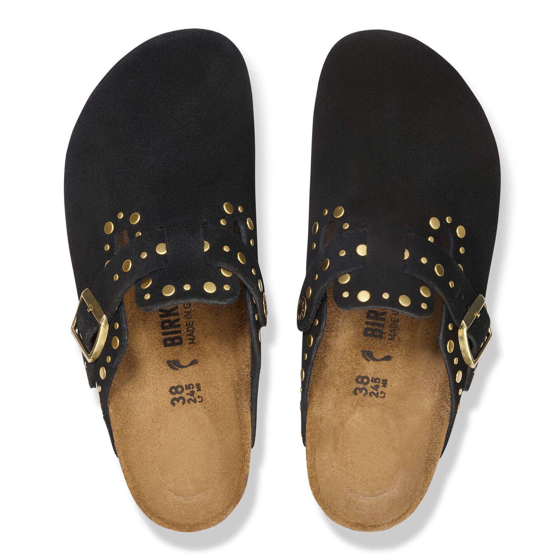 Alternative view of Boston Rivet Suede Leather