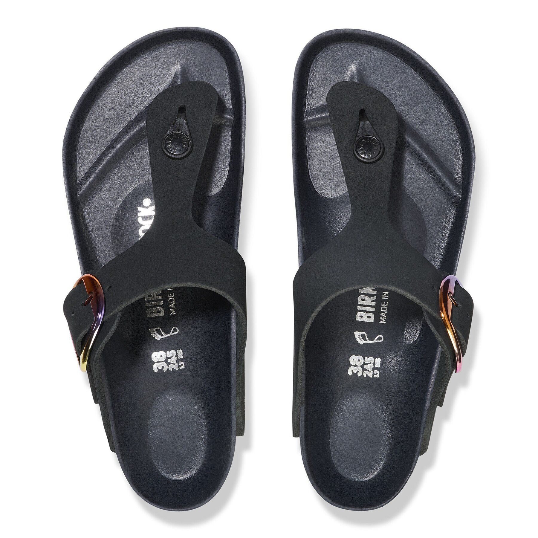 Alternative view of Gizeh Big Buckle Nubuck Leather Black