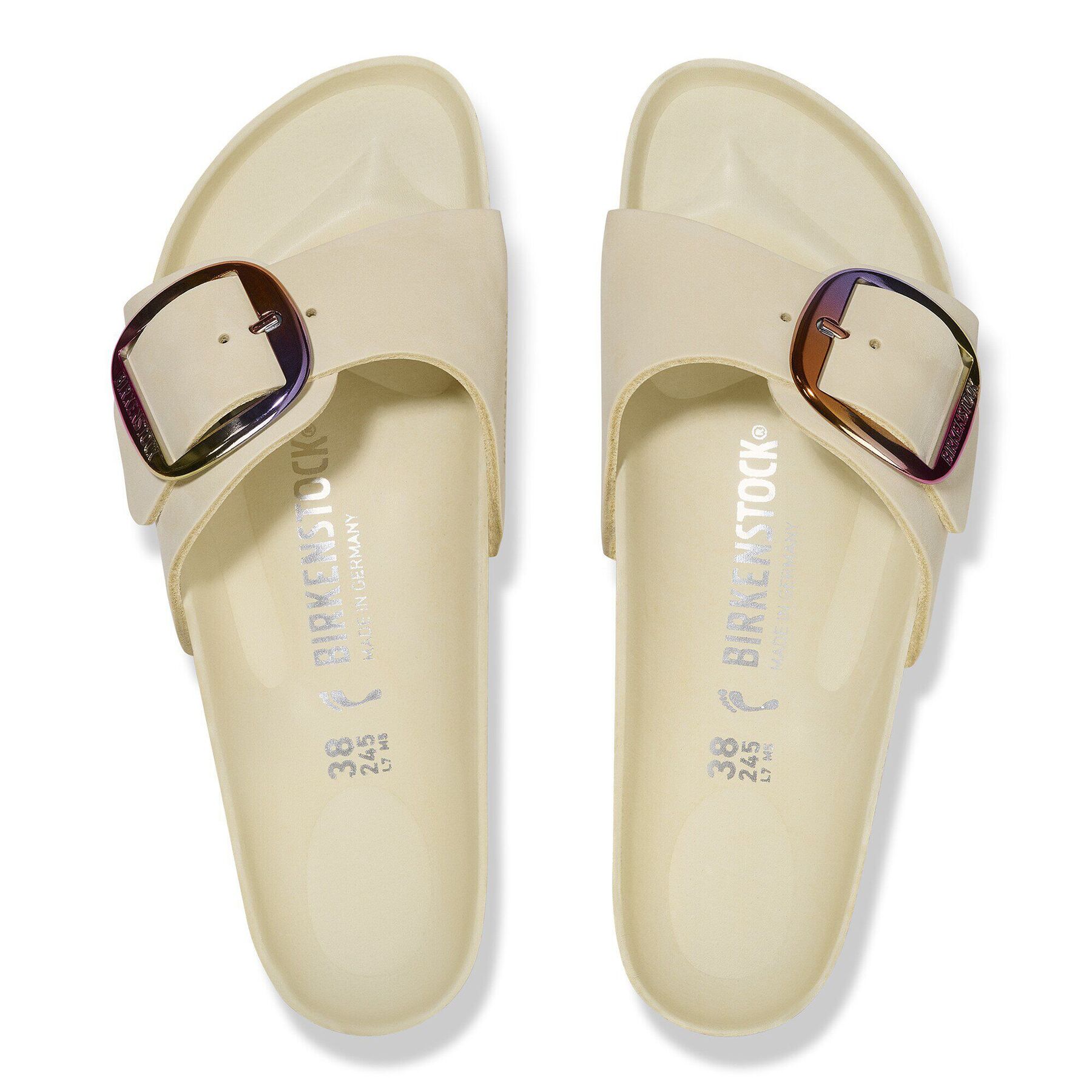 Alternative view of Madrid Big Buckle Natural Leather Nubuck