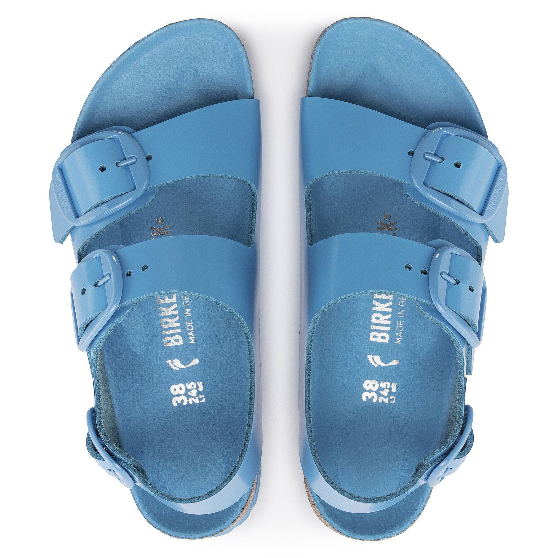 Alternative view of Milano Big Buckle Natural Leather Patent