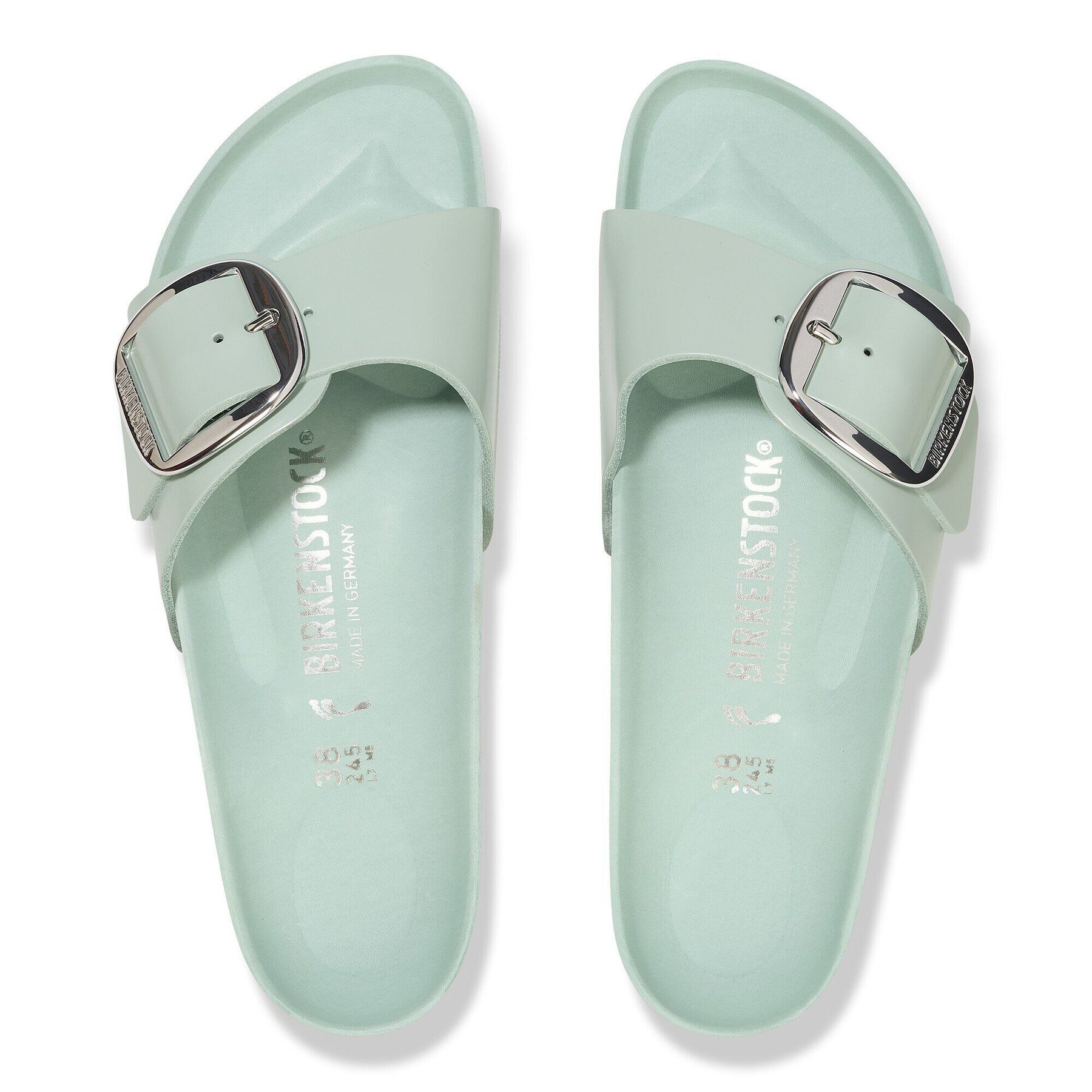 Alternative view of Madrid Big Buckle Natural Leather Patent
