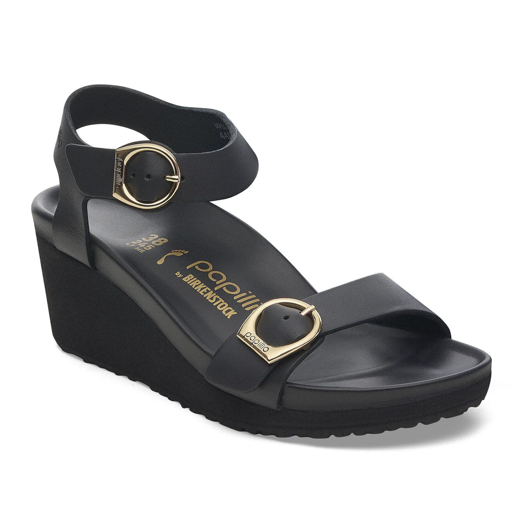 Soley Ring-Buckle Leather Black