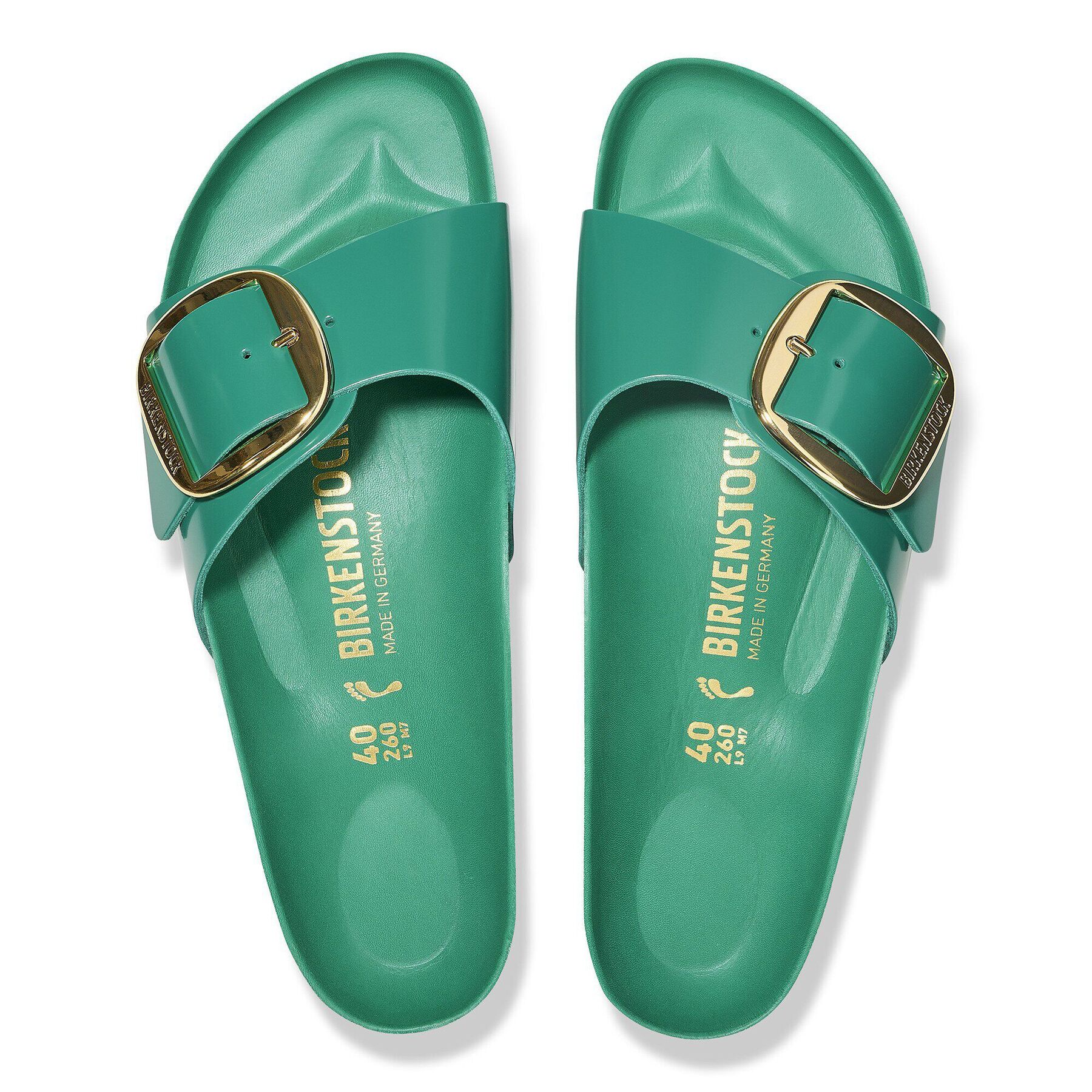 Alternative view of Madrid Big Buckle Natural Leather Patent