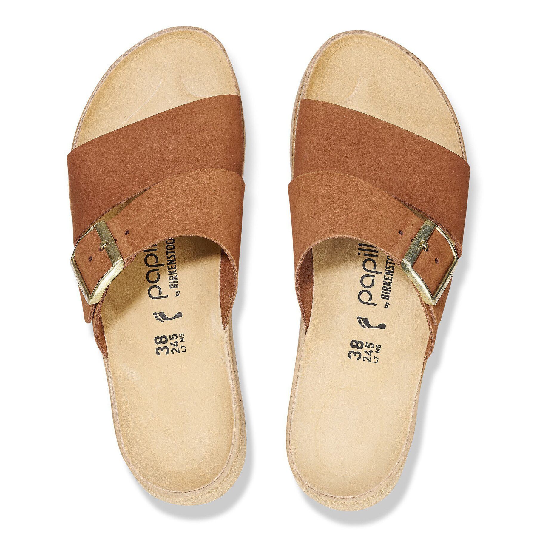 Alternative view of Almina Nubuck Leather Pecan
