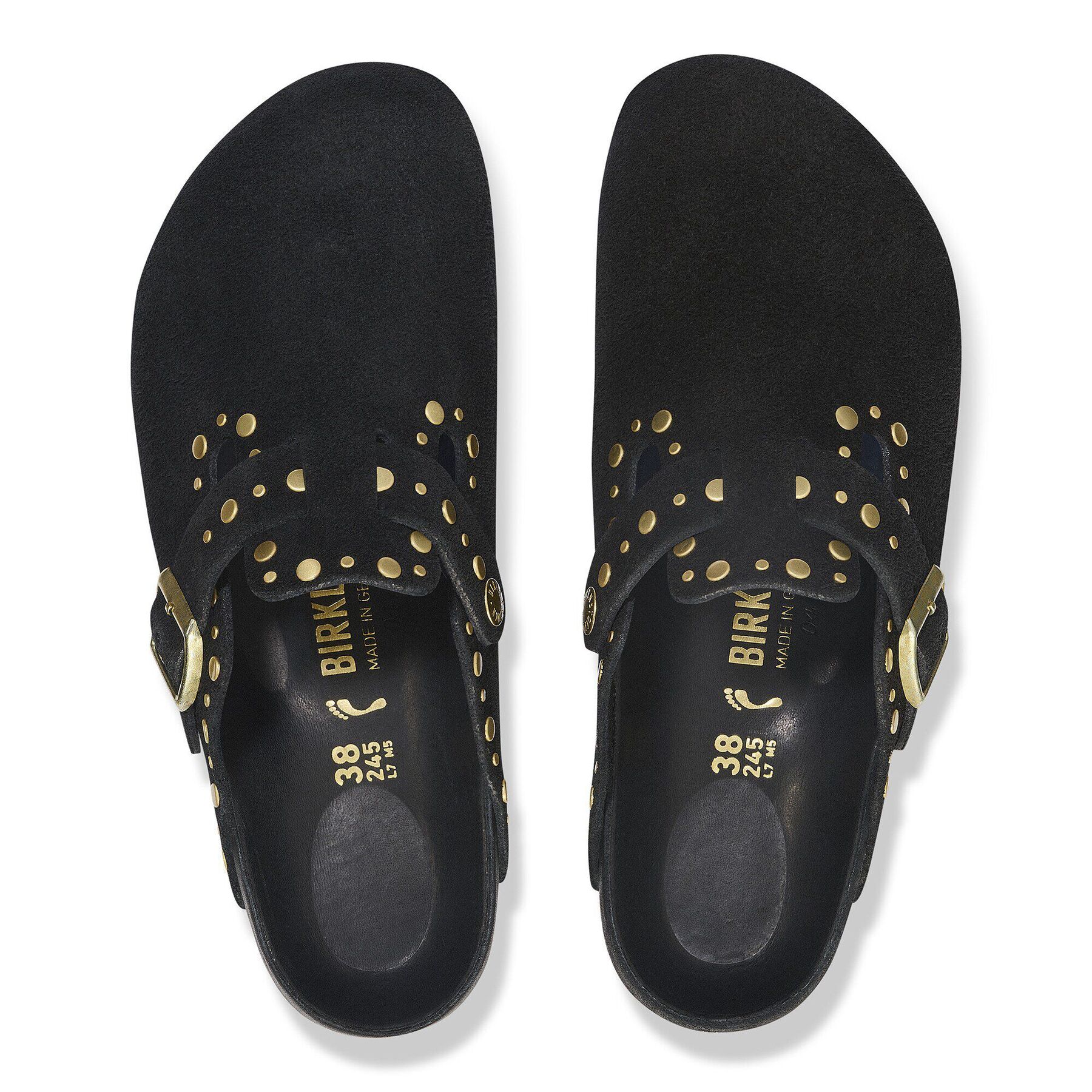 Alternative view of Boston Rivet Suede Leather