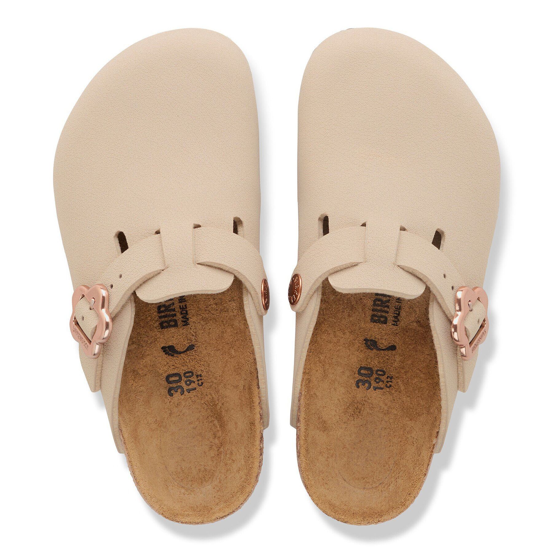 Alternative view of Boston Flower Buckle Kids Birko-Flor Nubuk
