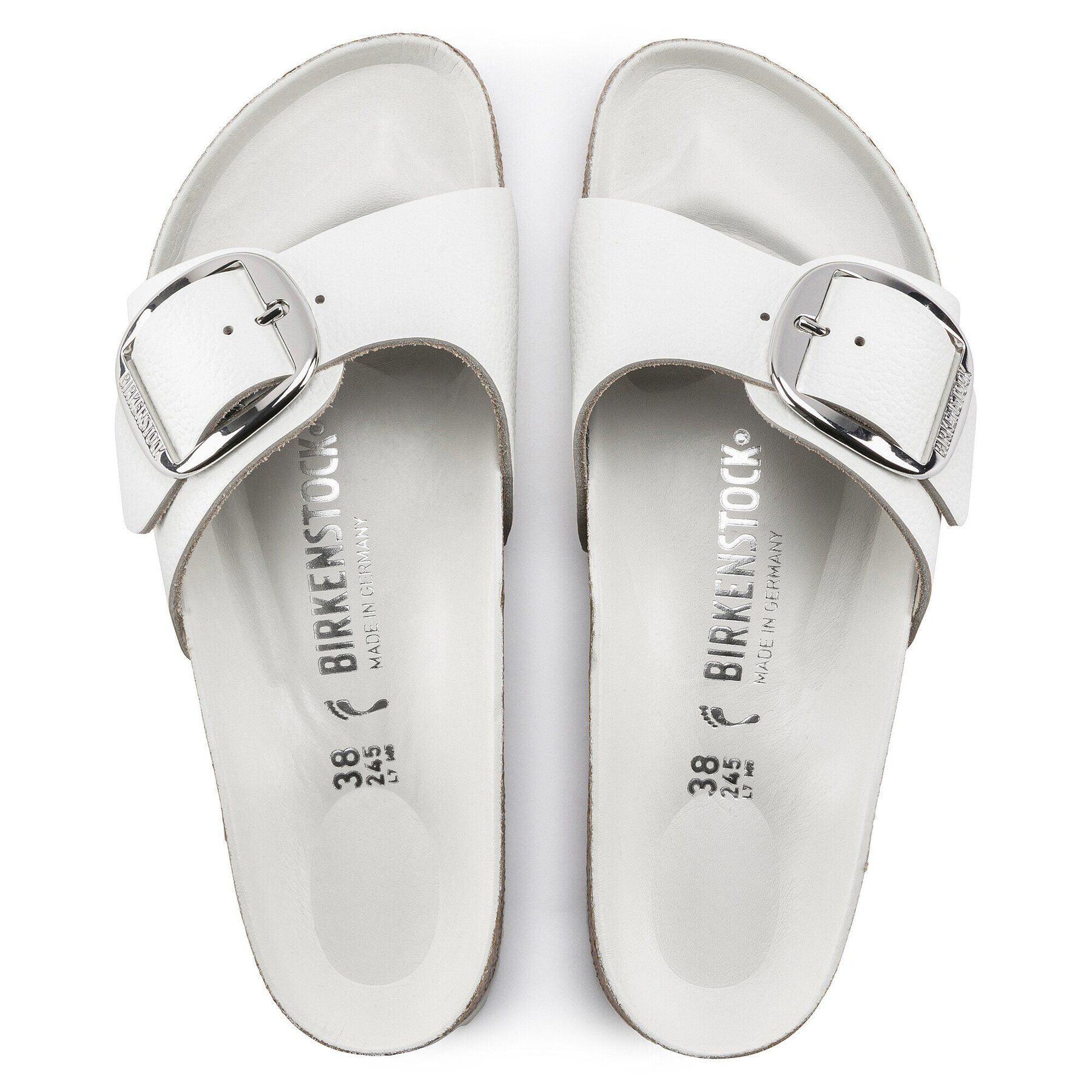 Alternative view of Madrid Big Buckle Natural Leather