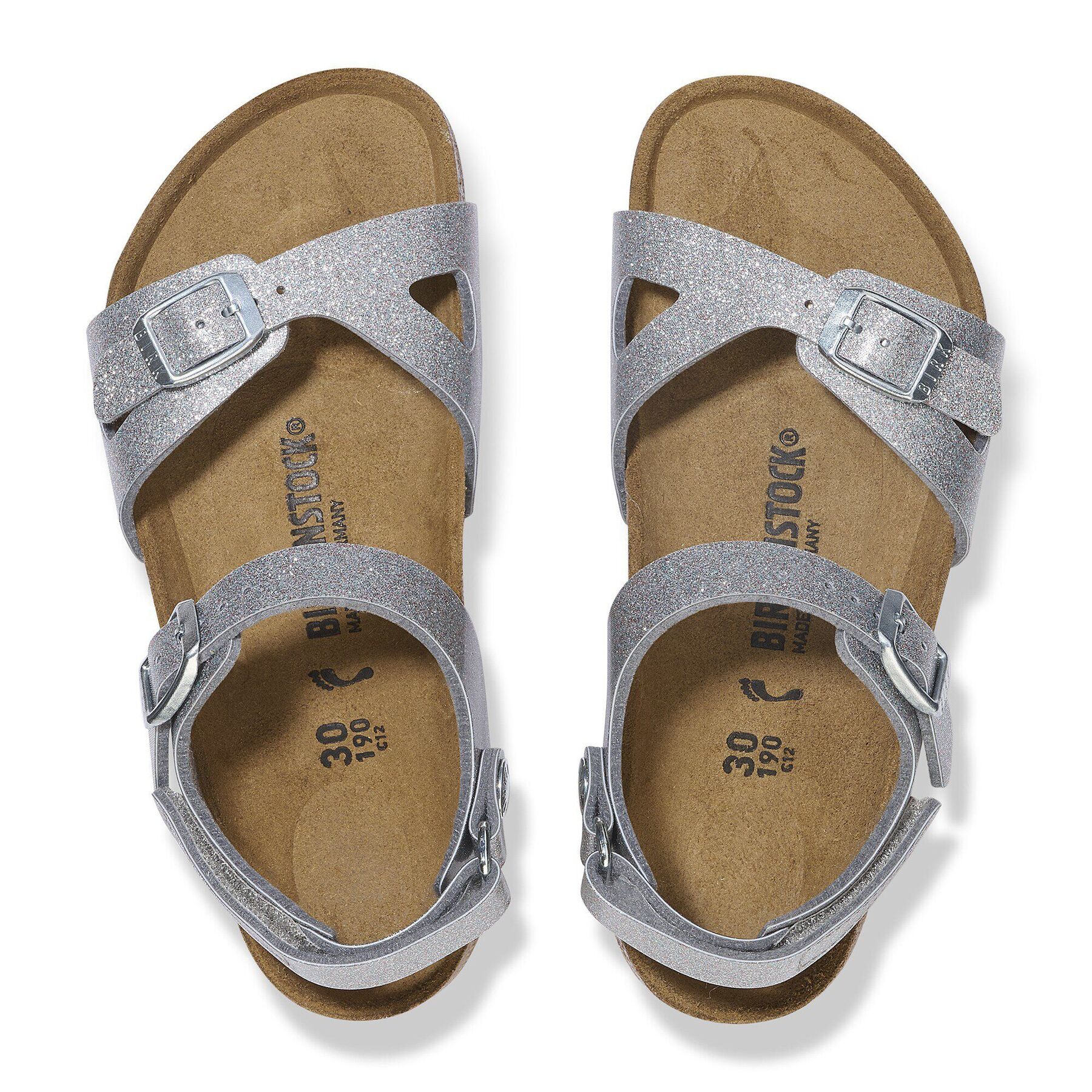 Alternative view of Rio Kids Birko-Flor Sparkling Light Silver