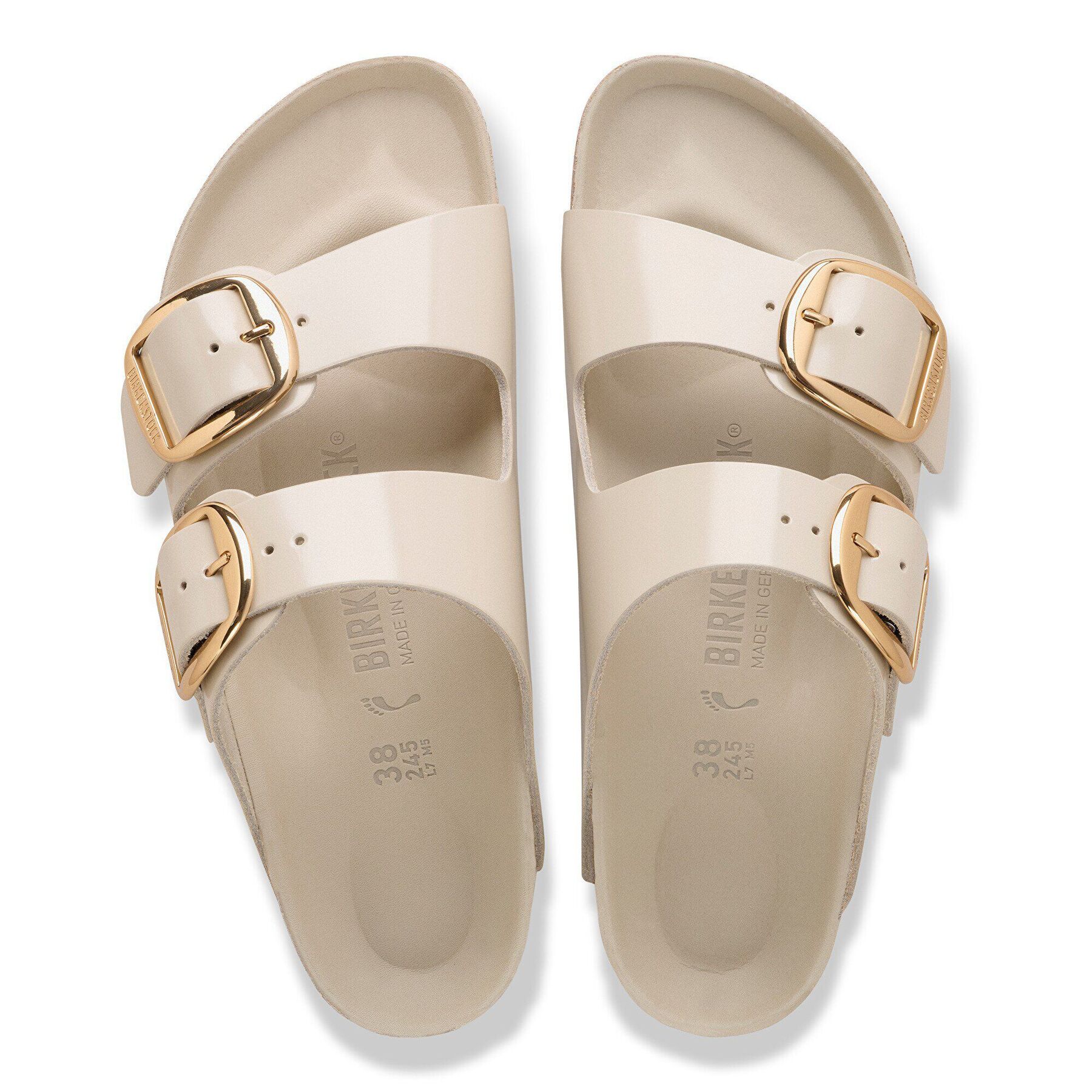 Alternative view of Arizona Big Buckle Natural Leather Patent