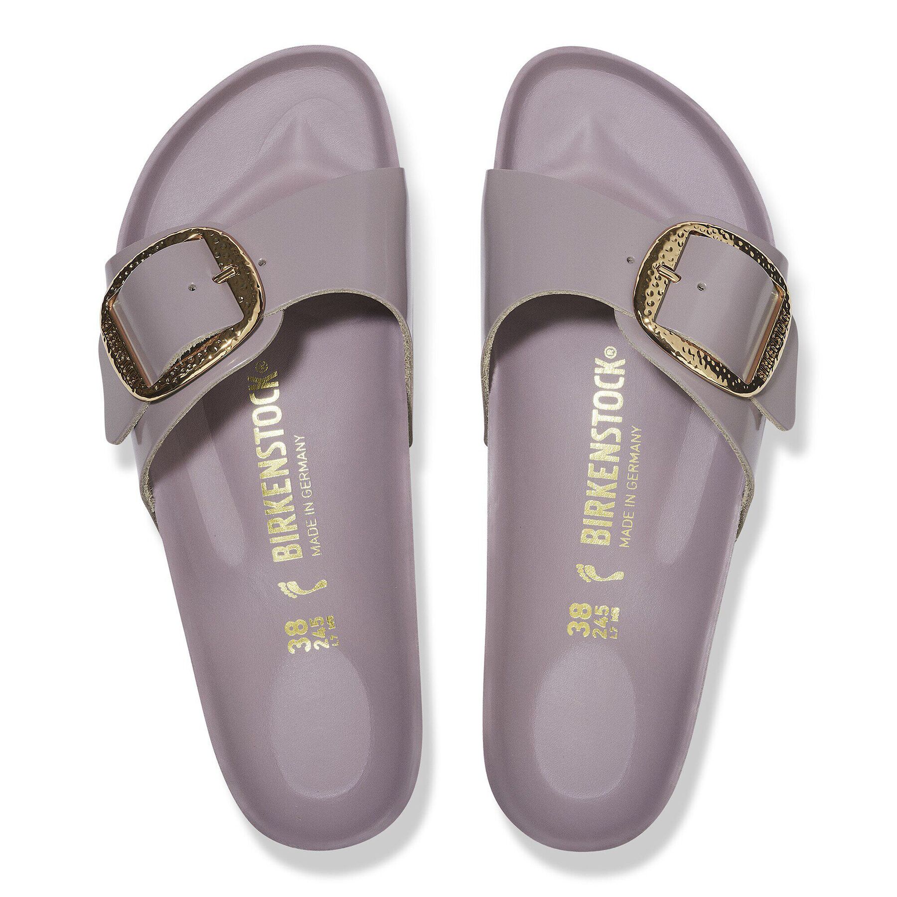 Alternative view of Madrid Big Buckle Natural Leather Patent