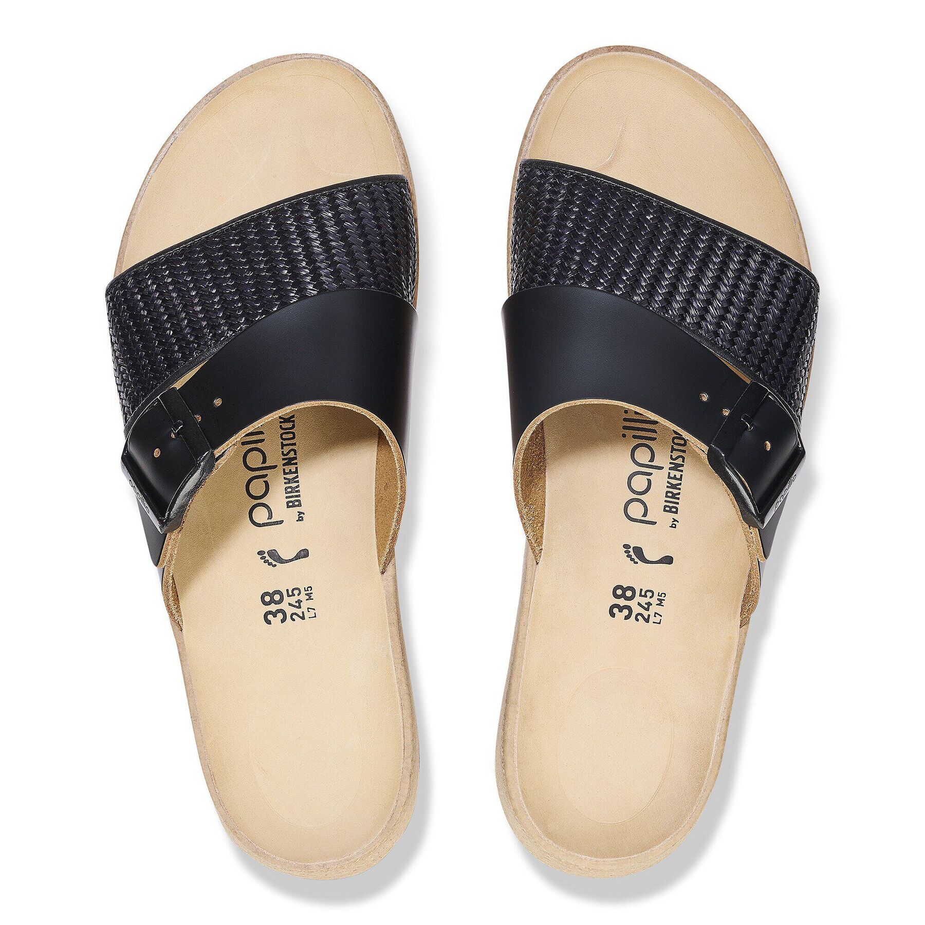 Alternative view of Almina Natural Leather-Synthetics Black