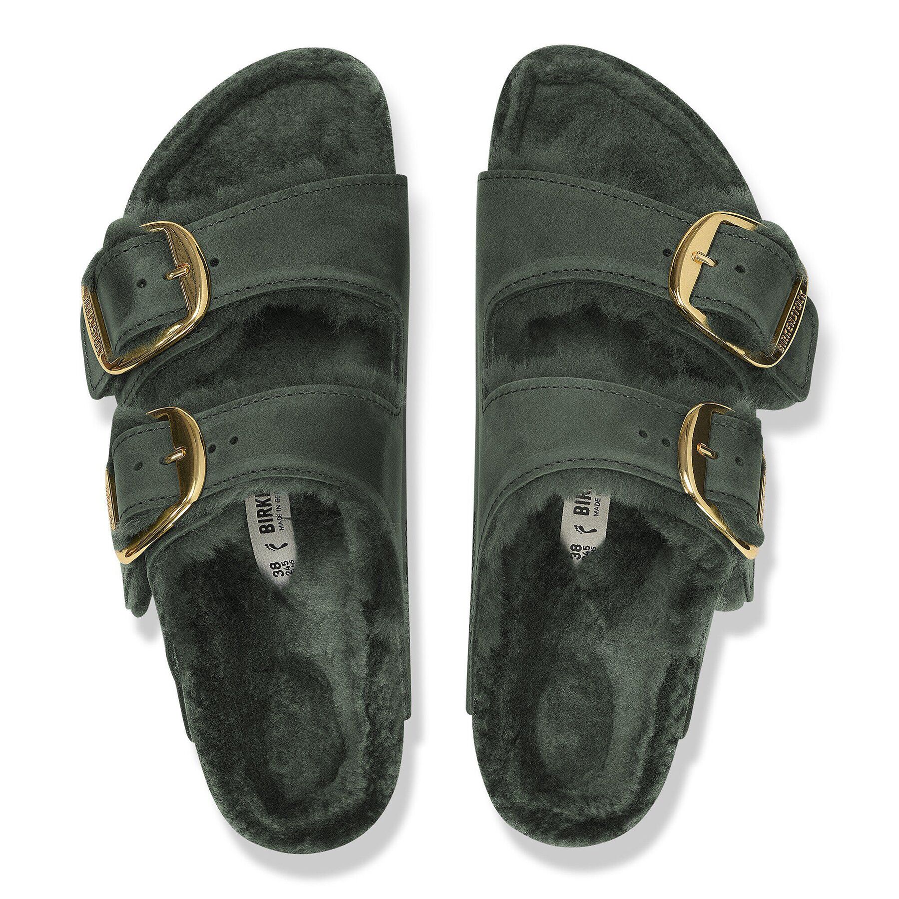 Alternative view of Arizona Big Buckle Shearling Natural Leather Oiled