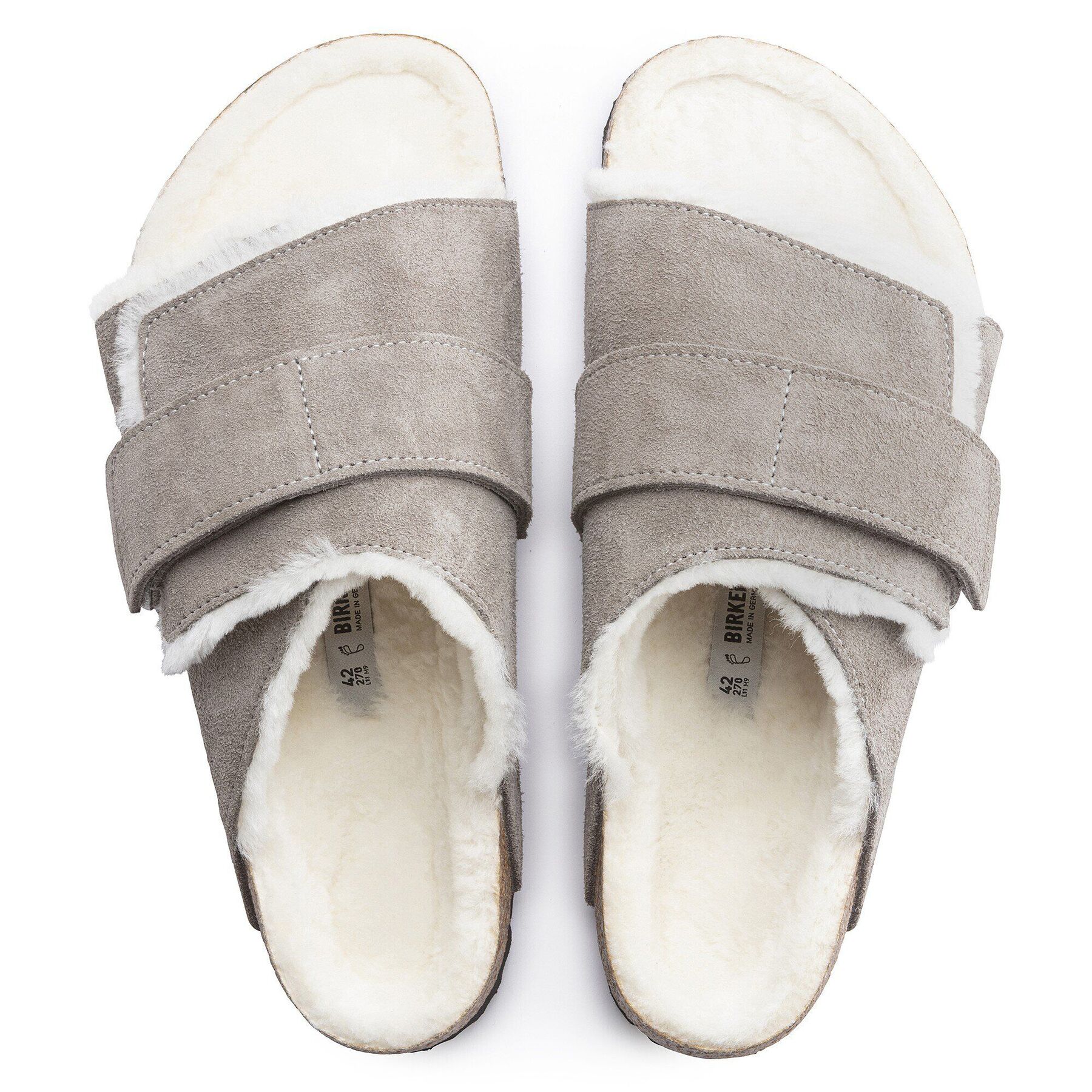 Alternative view of Kyoto Shearling Suede Leather-Shearling Stone Coin