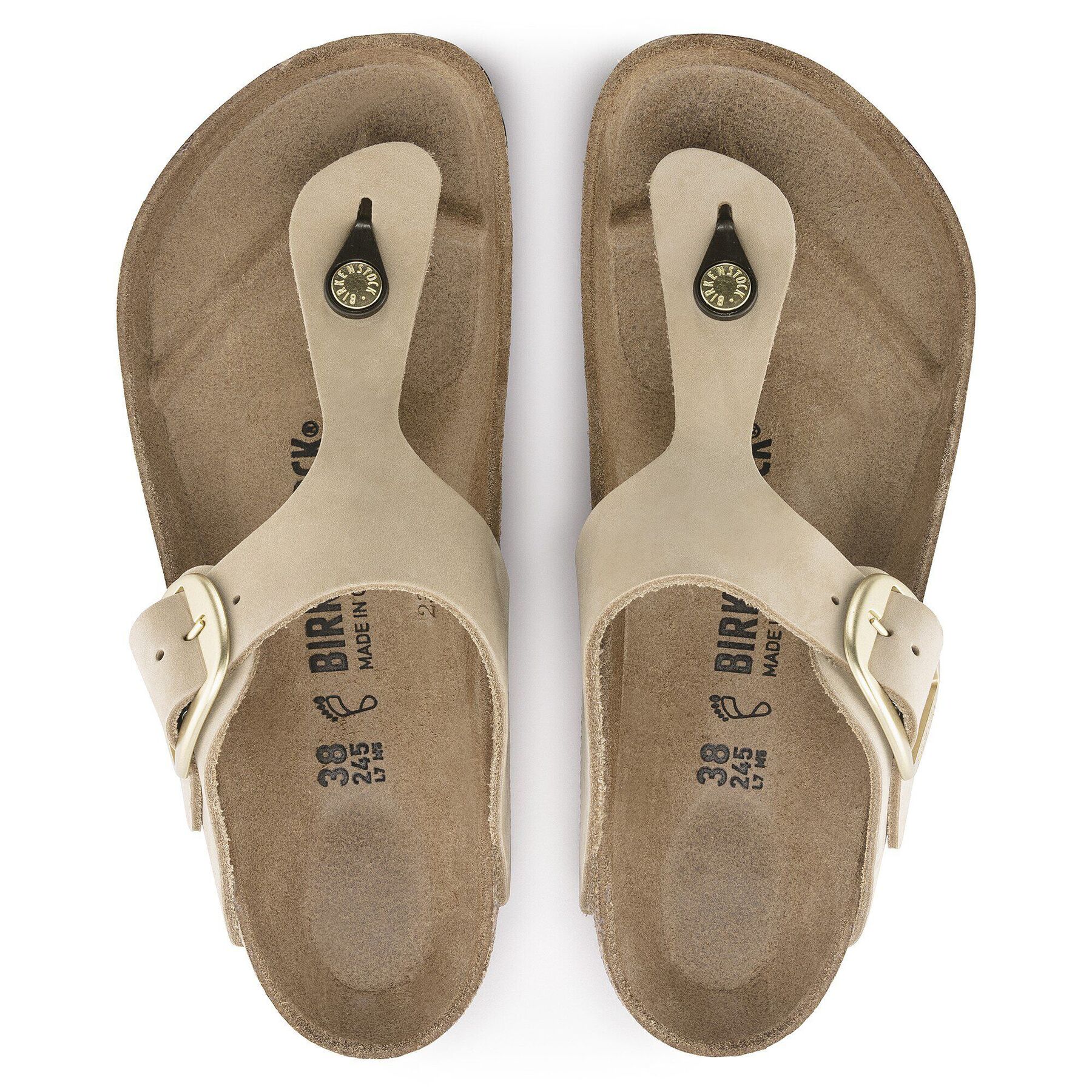 Alternative view of Gizeh Big Buckle Nubuk Leather