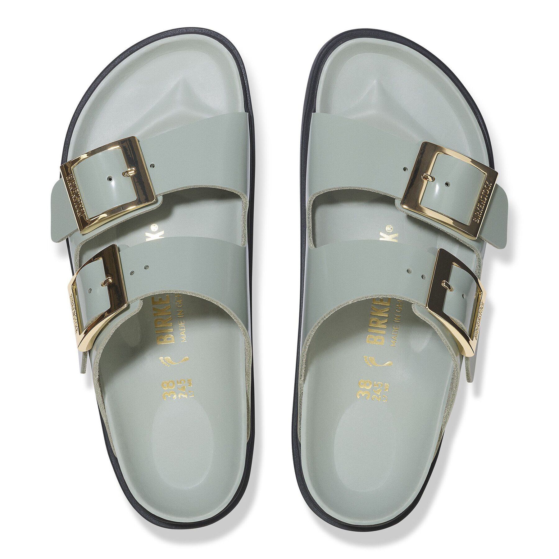 Alternative view of Arizona Droplet Buckle Natural Leather Patent