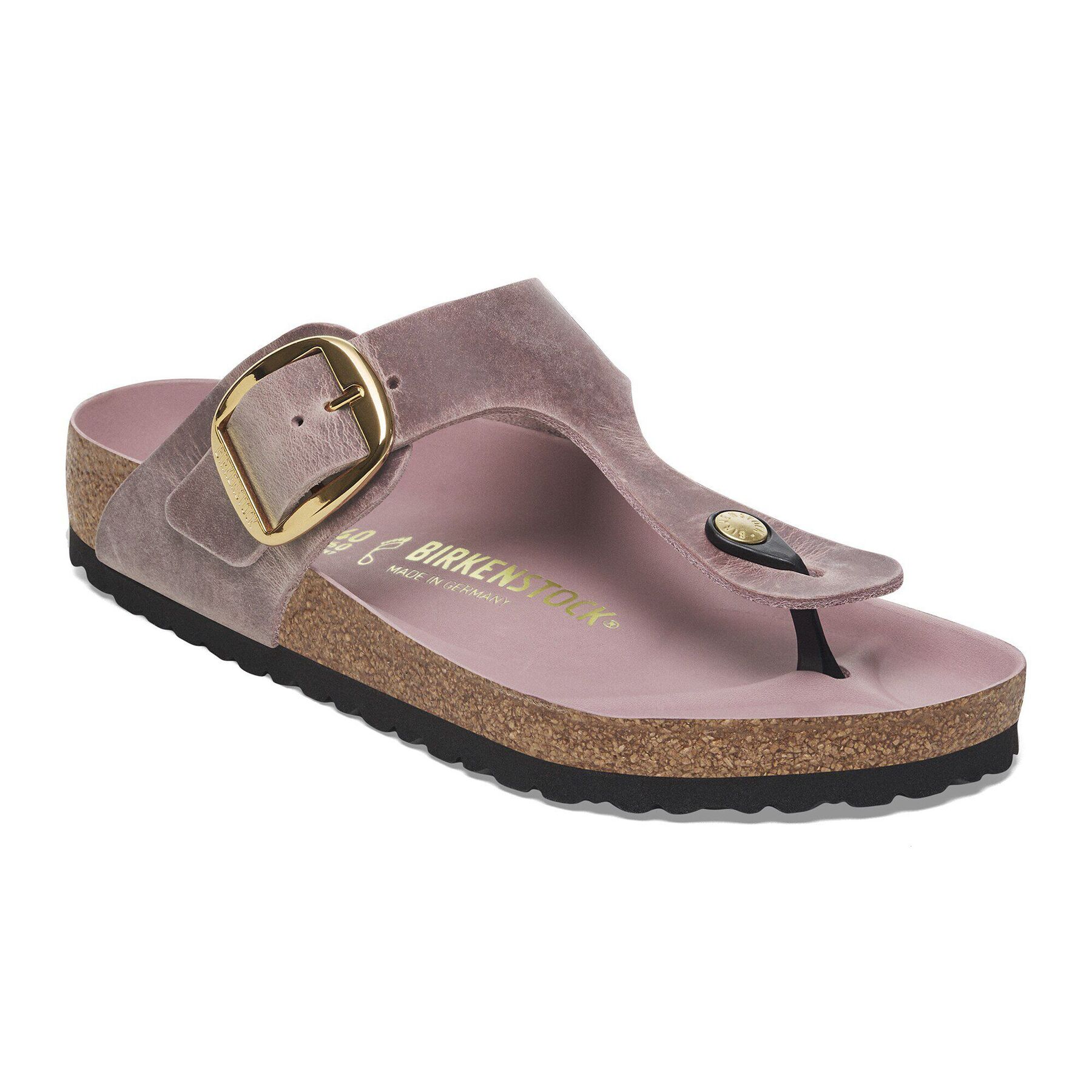 Gizeh Big Buckle Natural Leather Oiled