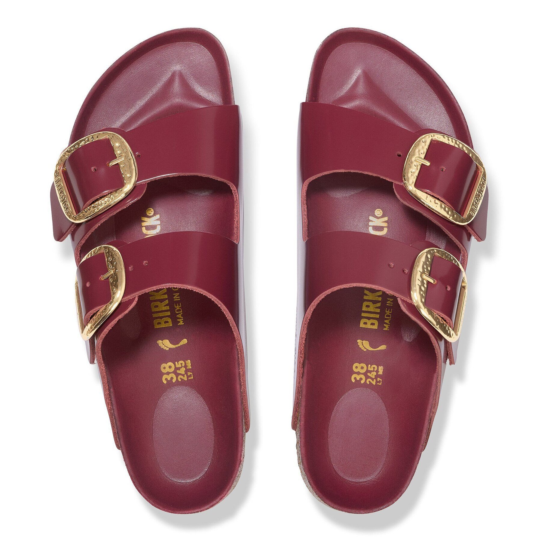 Alternative view of Arizona Big Buckle Natural Leather Patent