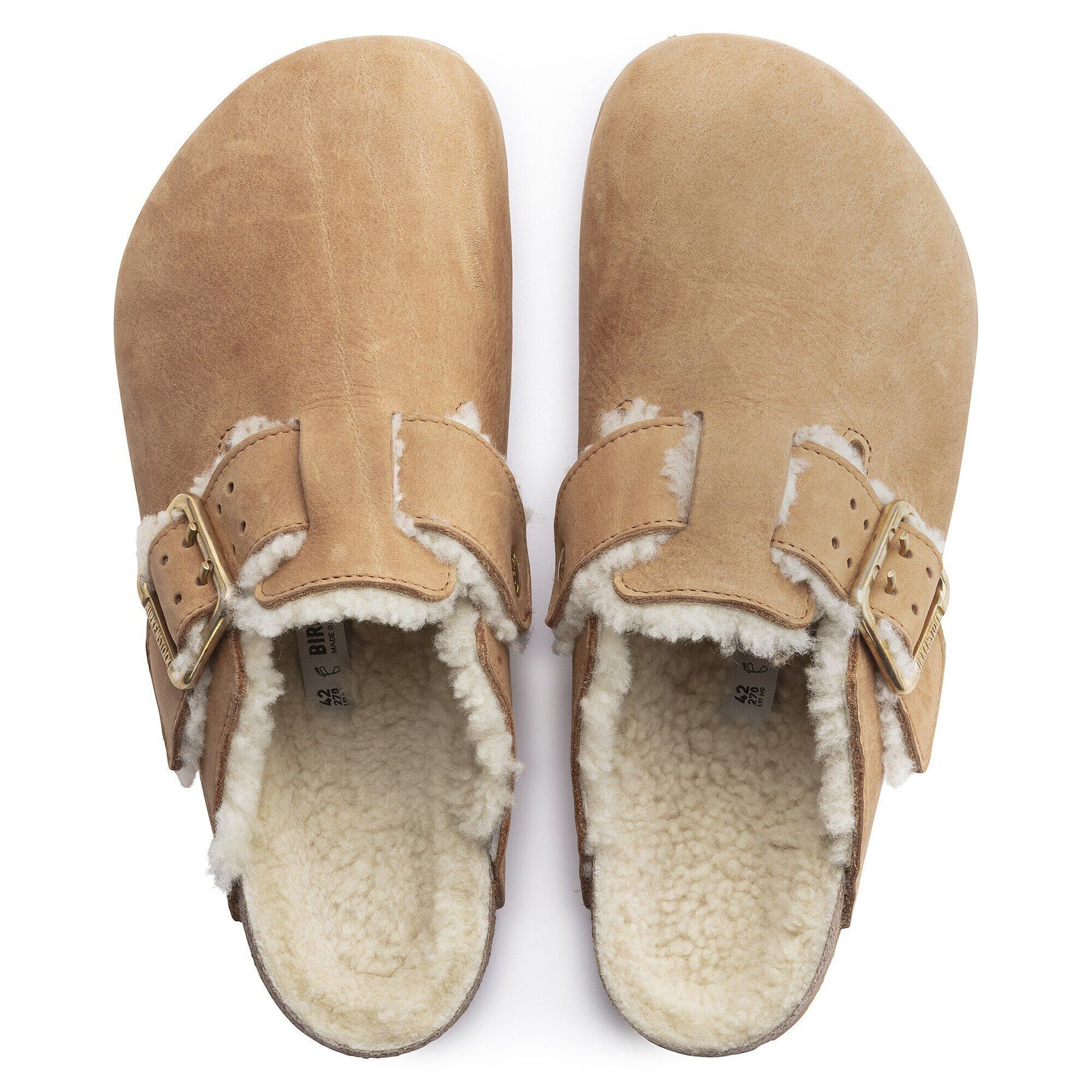 Alternative view of Boston Bold Shearling Natural Leather