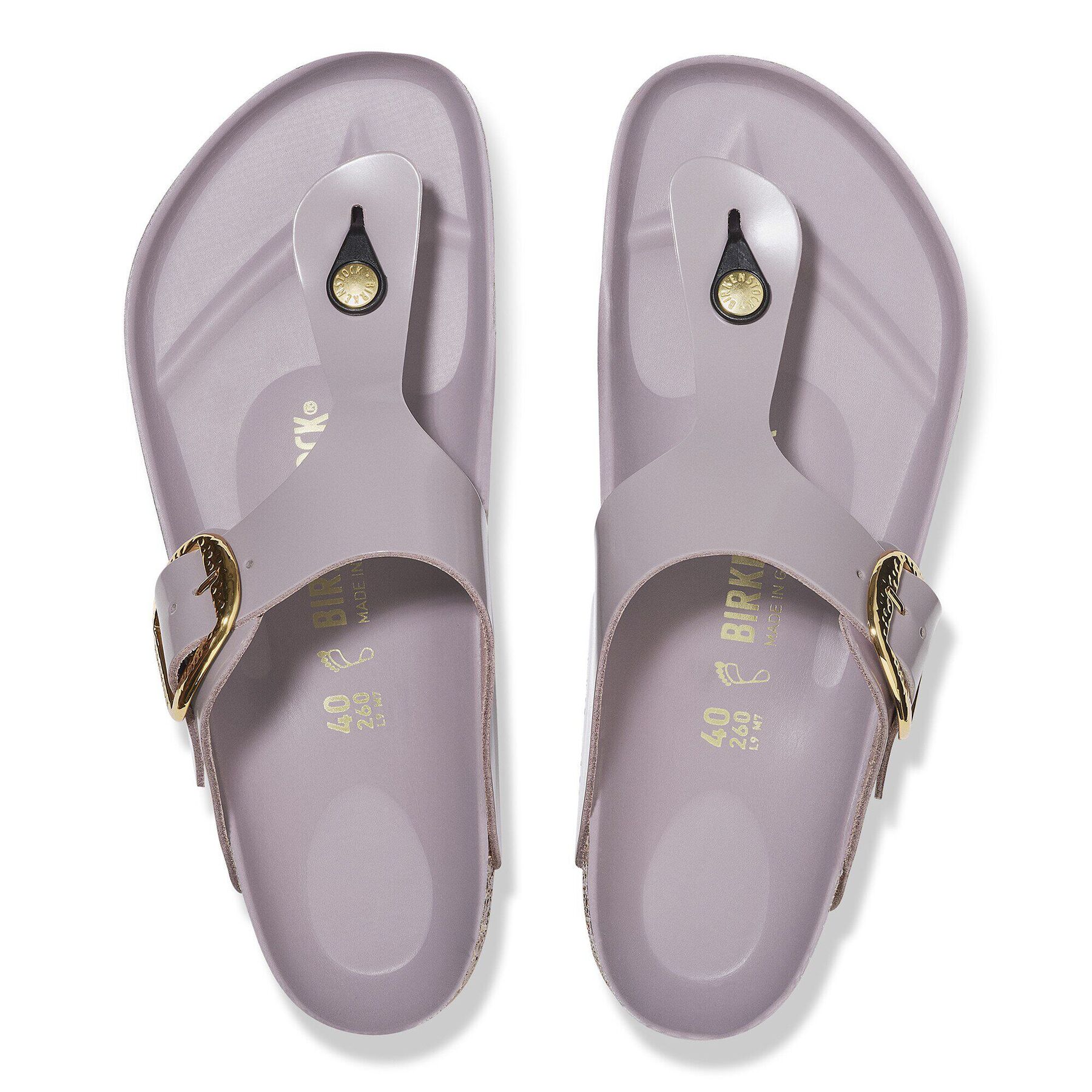 Alternative view of Gizeh Big Buckle Natural Leather Patent