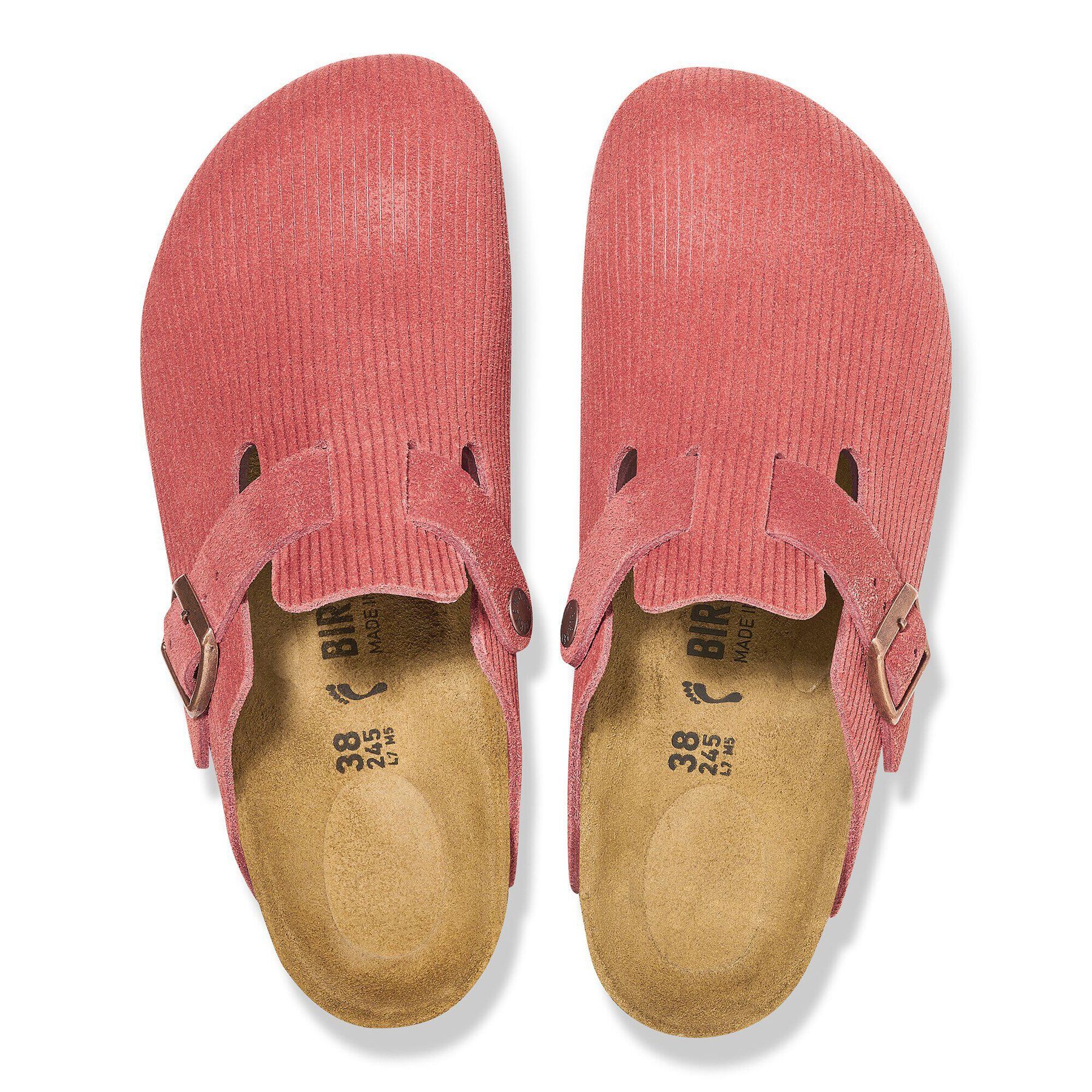 Alternative view of Boston Suede Embossed Corduroy Sienna Red