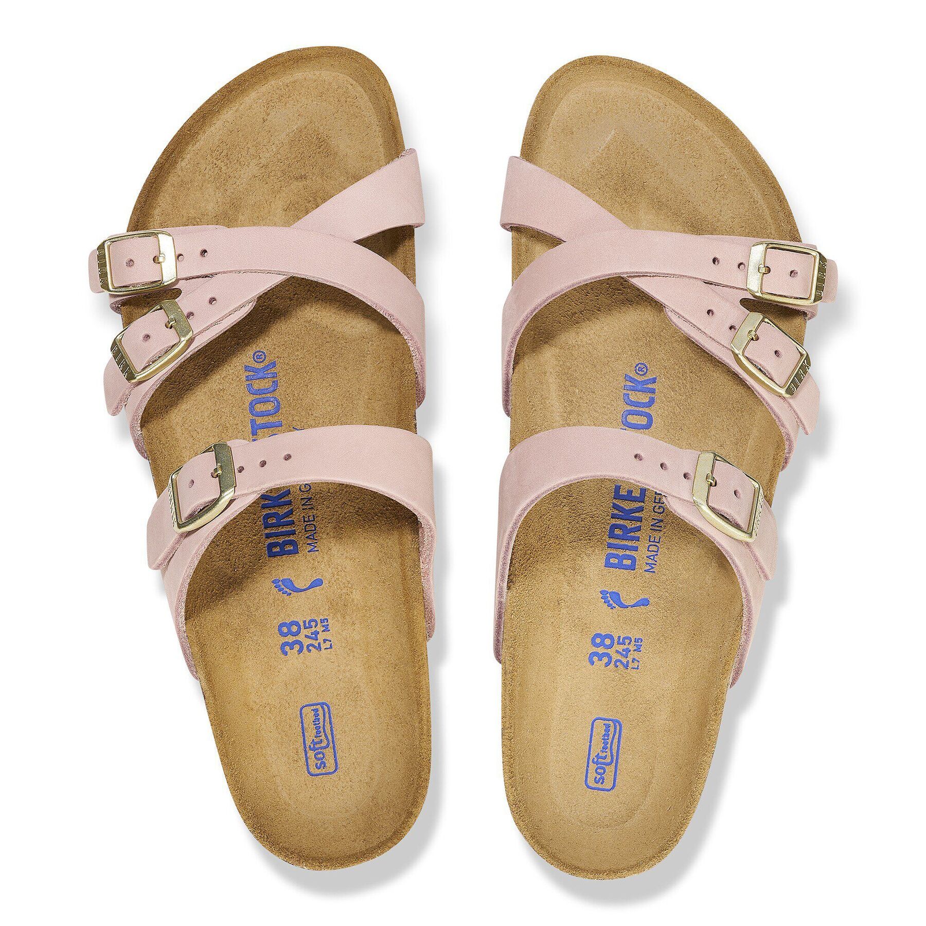 Alternative view of Franca Soft Footbed Nubuck Leather Soft Pink