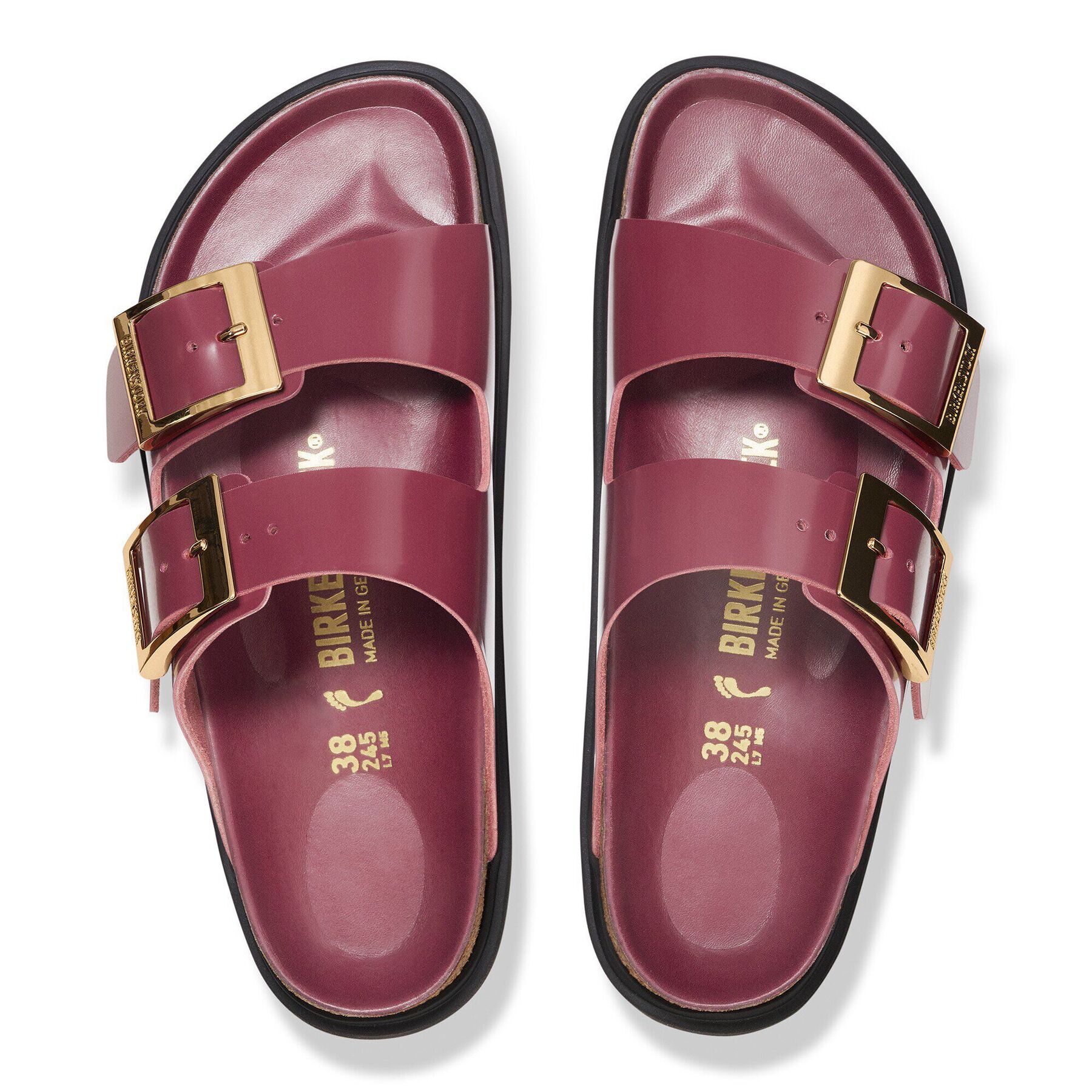 Alternative view of Arizona Droplet Buckle Natural Leather Patent