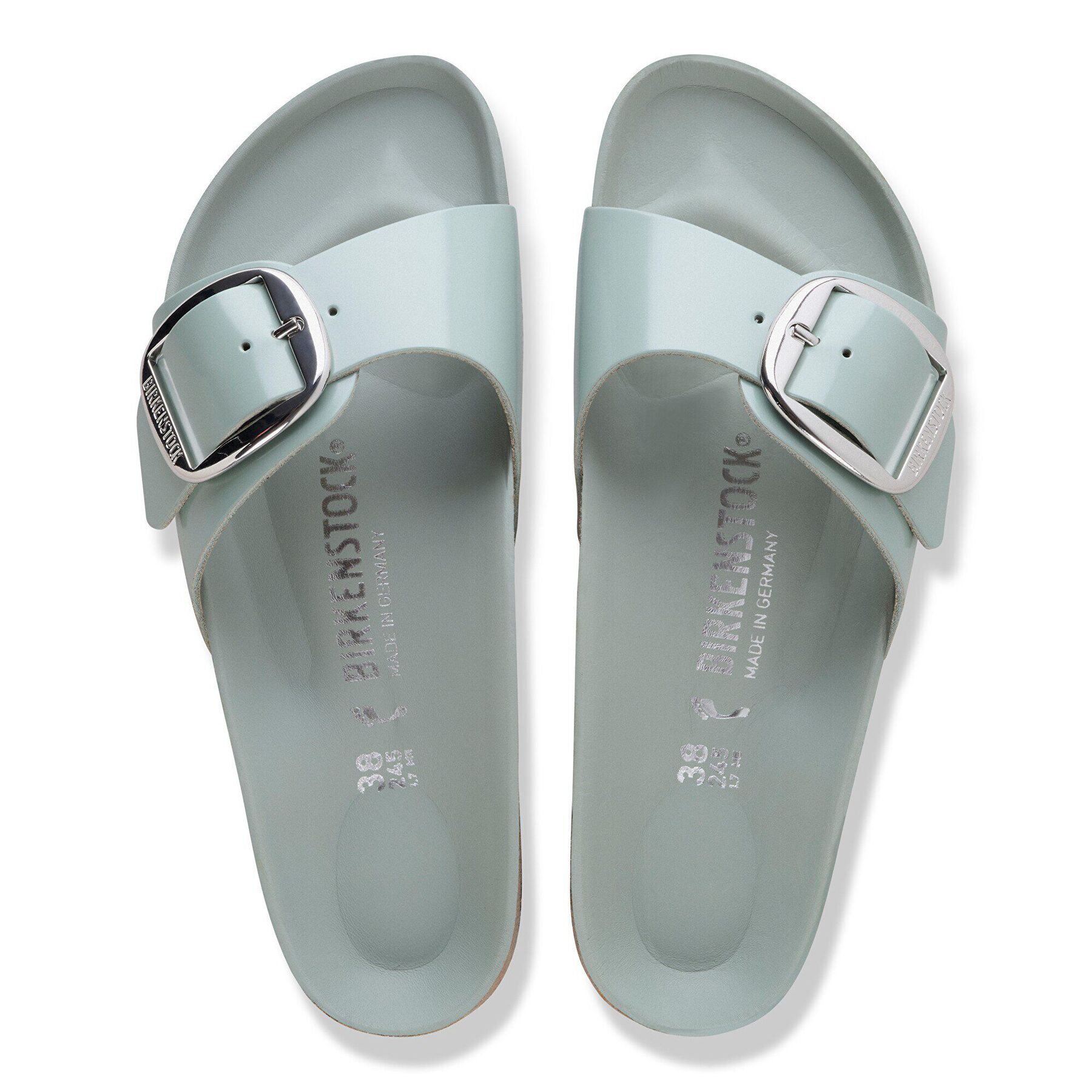 Alternative view of Madrid Big Buckle Natural Leather Patent