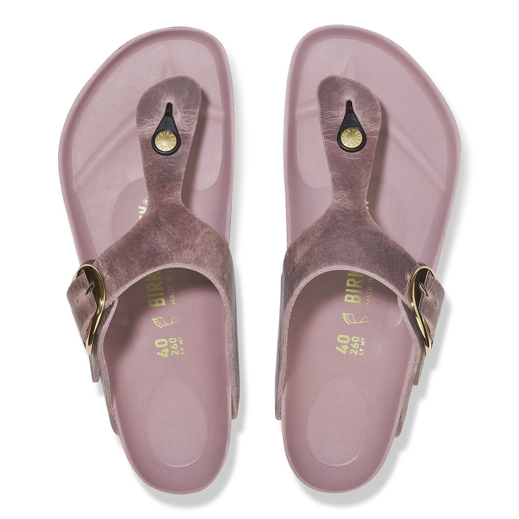 Alternative view of Gizeh Big Buckle Natural Leather Oiled
