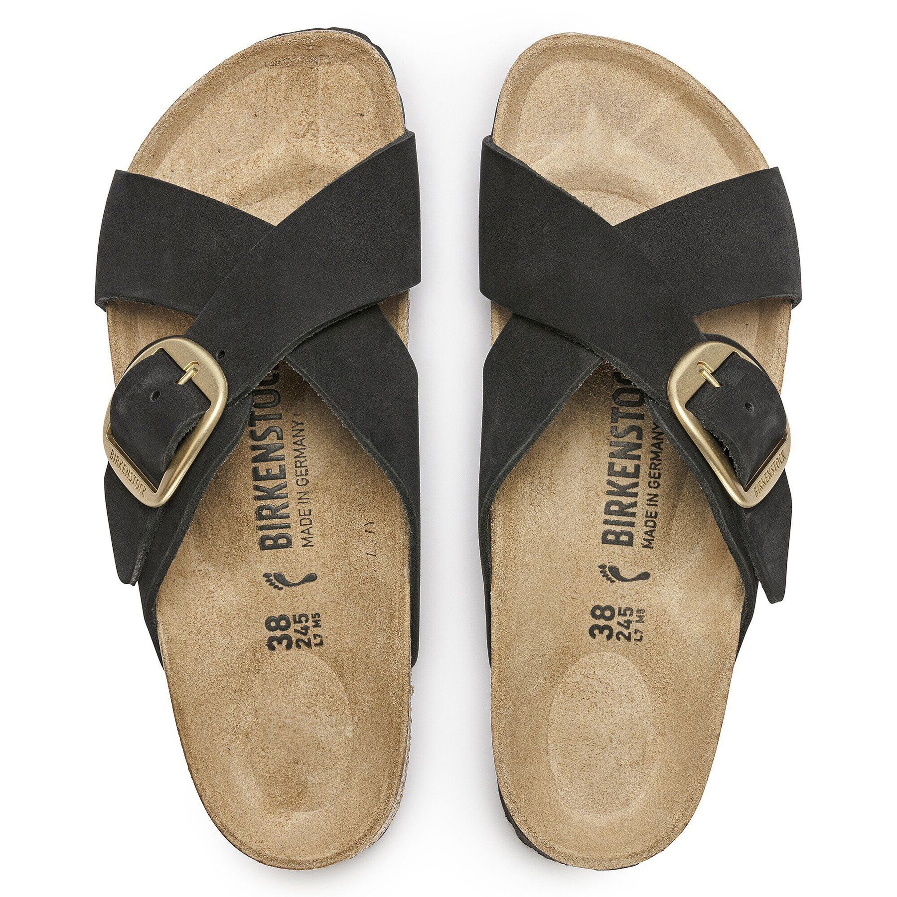 Alternative view of Siena Big Buckle Nubuk Leather