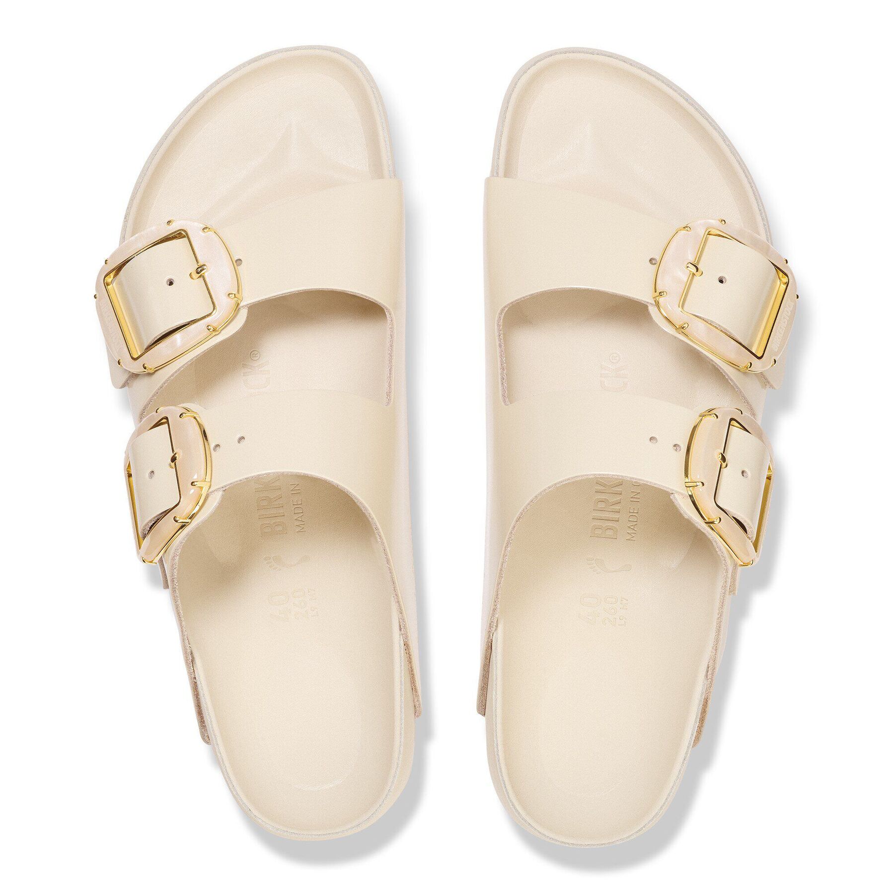 Alternative view of Arizona Big Buckle Natural Leather Patent