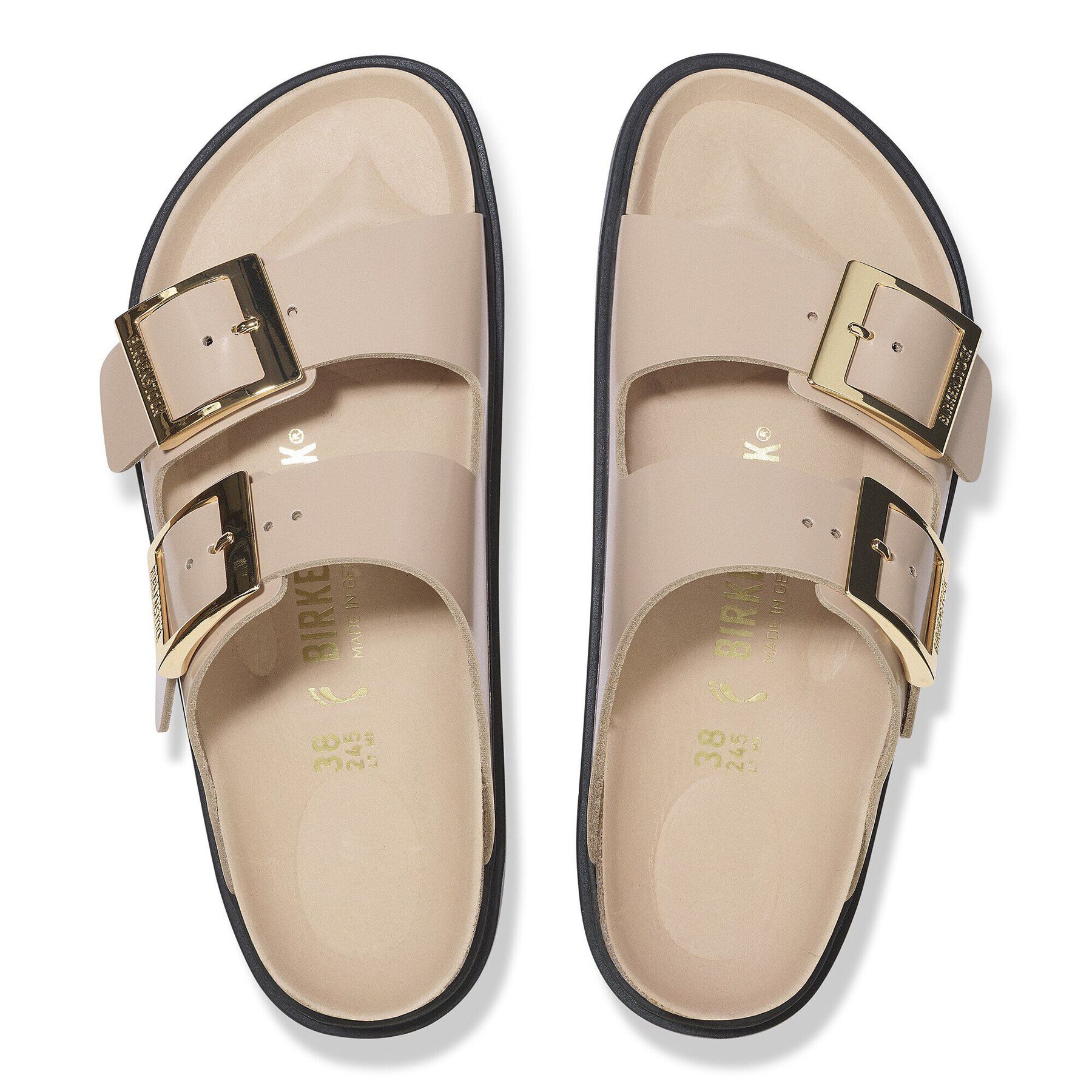 Alternative view of Arizona Droplet Buckle Natural Leather Patent