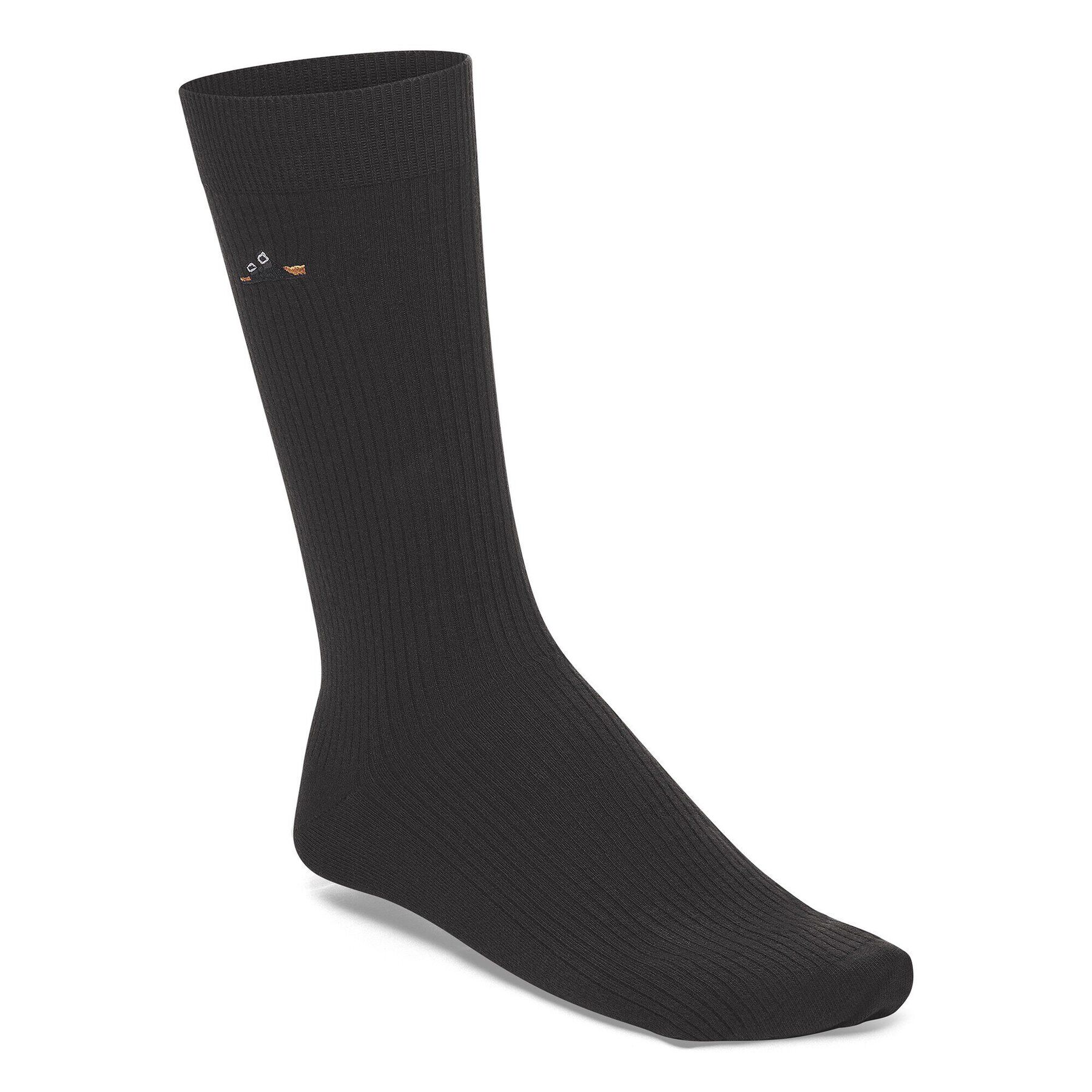 Cotton Ribbed Socks Cotton/Polyamid/Elastane