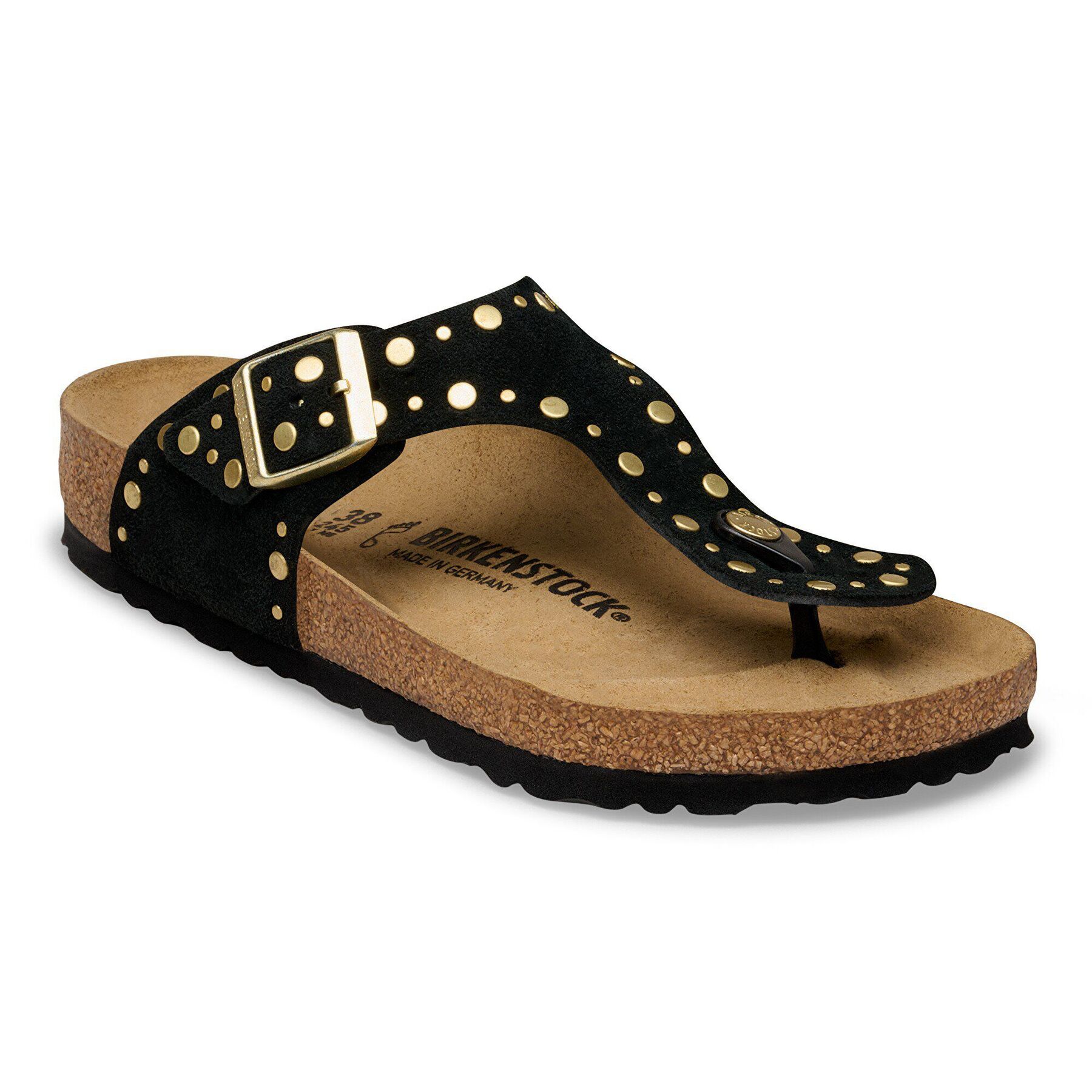Gizeh Rivet Suede Leather
