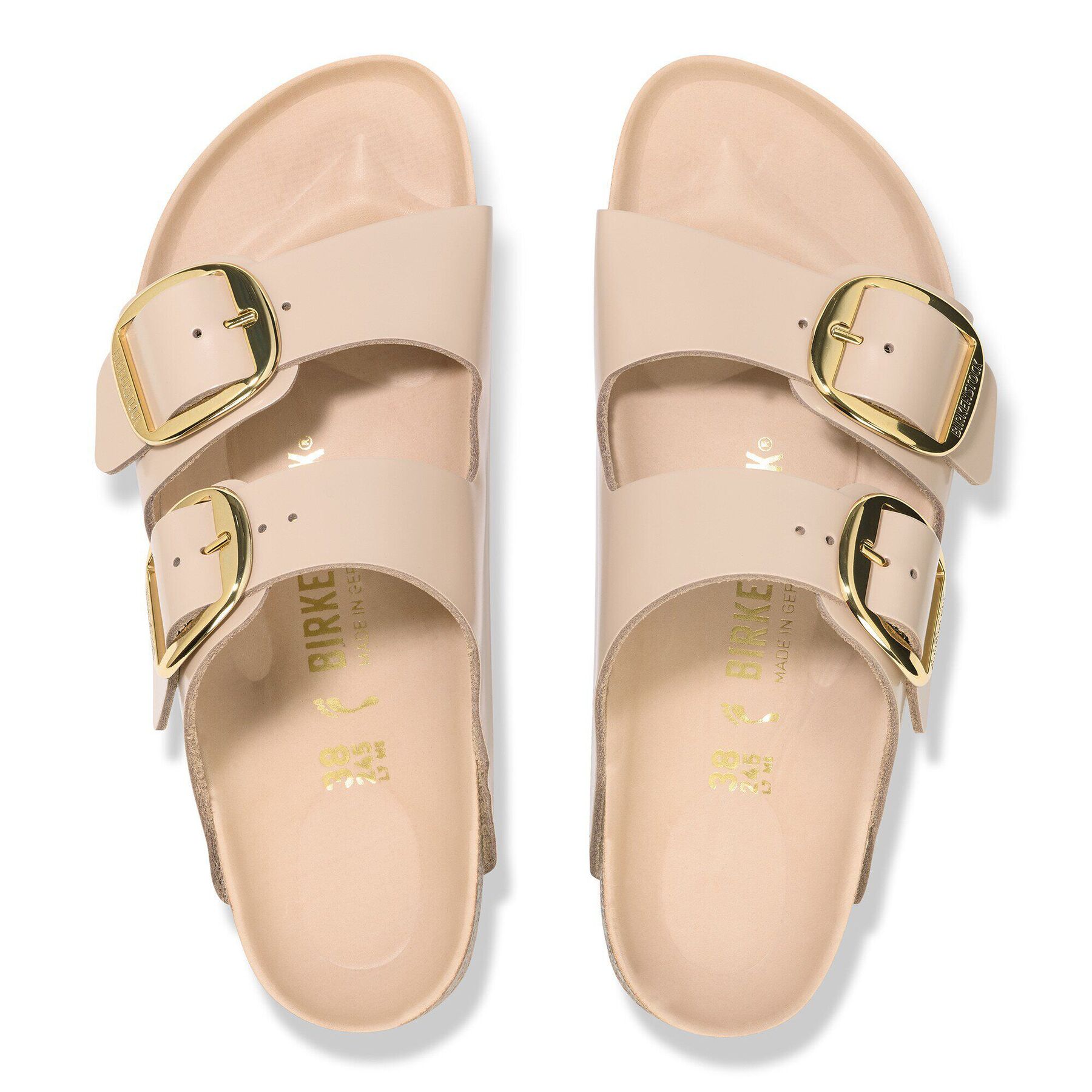 Alternative view of Arizona Big Buckle Natural Leather Patent