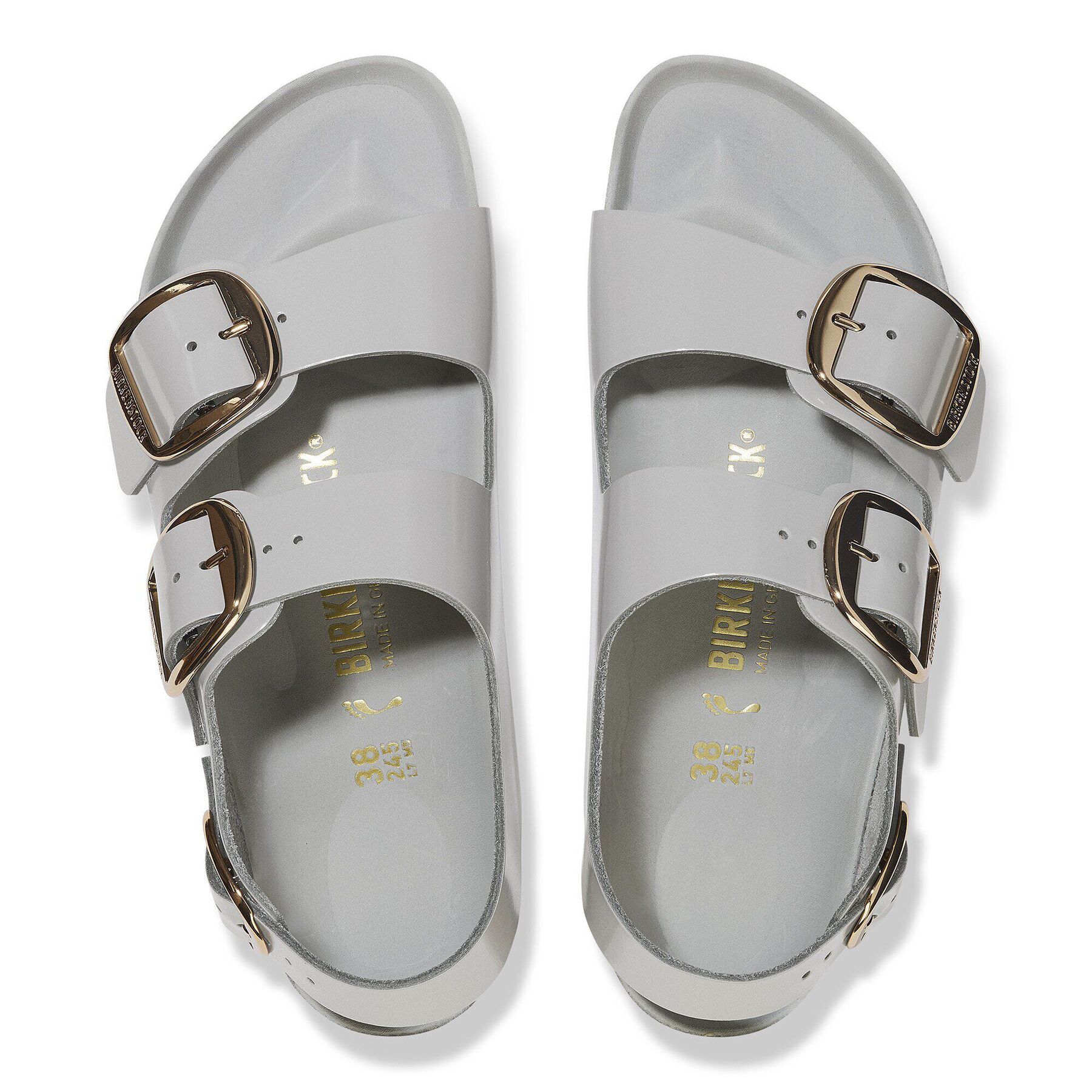 Alternative view of Milano Big Buckle Natural Leather Patent