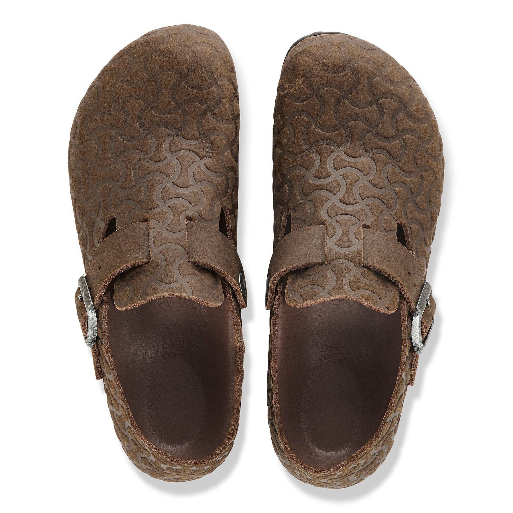 Alternative view of London Single Strap Natural Leather Embossed