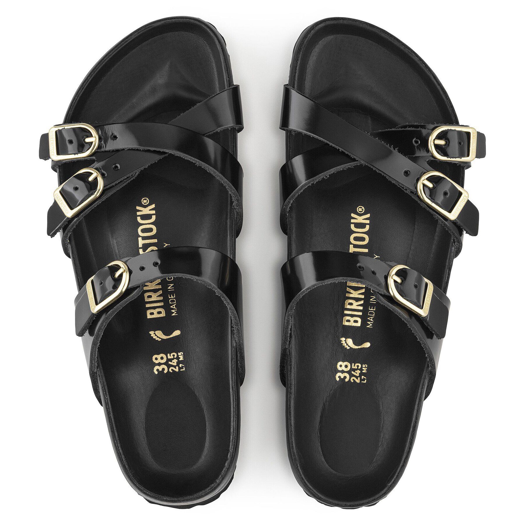 Alternative view of Franca Natural Leather Patent High Shine Black