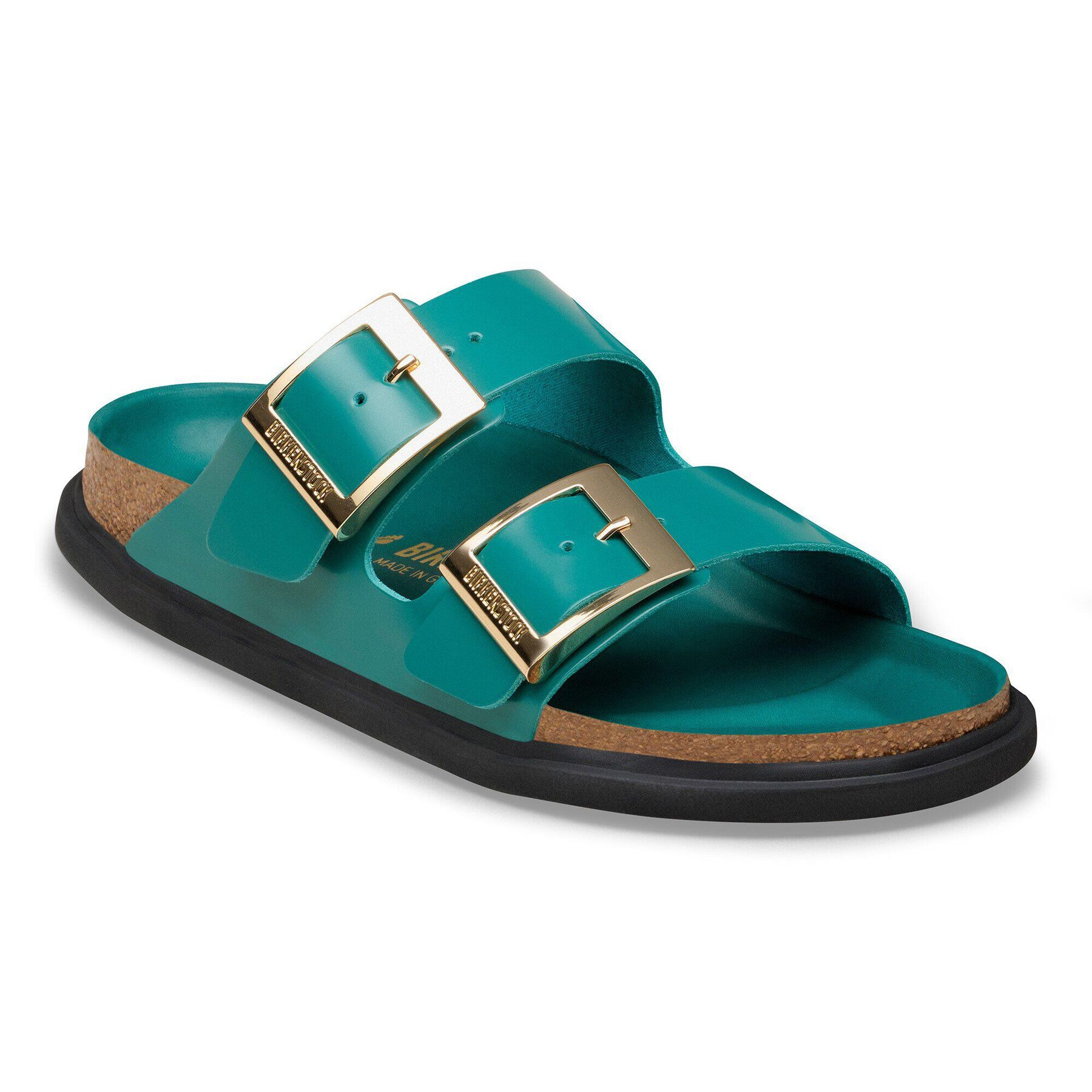 Arizona Droplet Buckle Natural Leather Patent