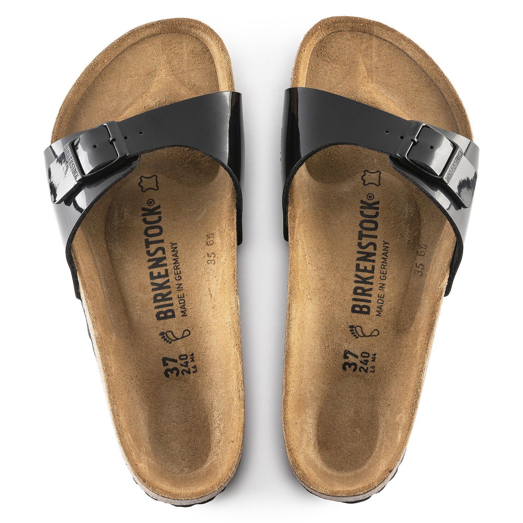 Alternative view of Madrid Birko-Flor Patent Black Patent