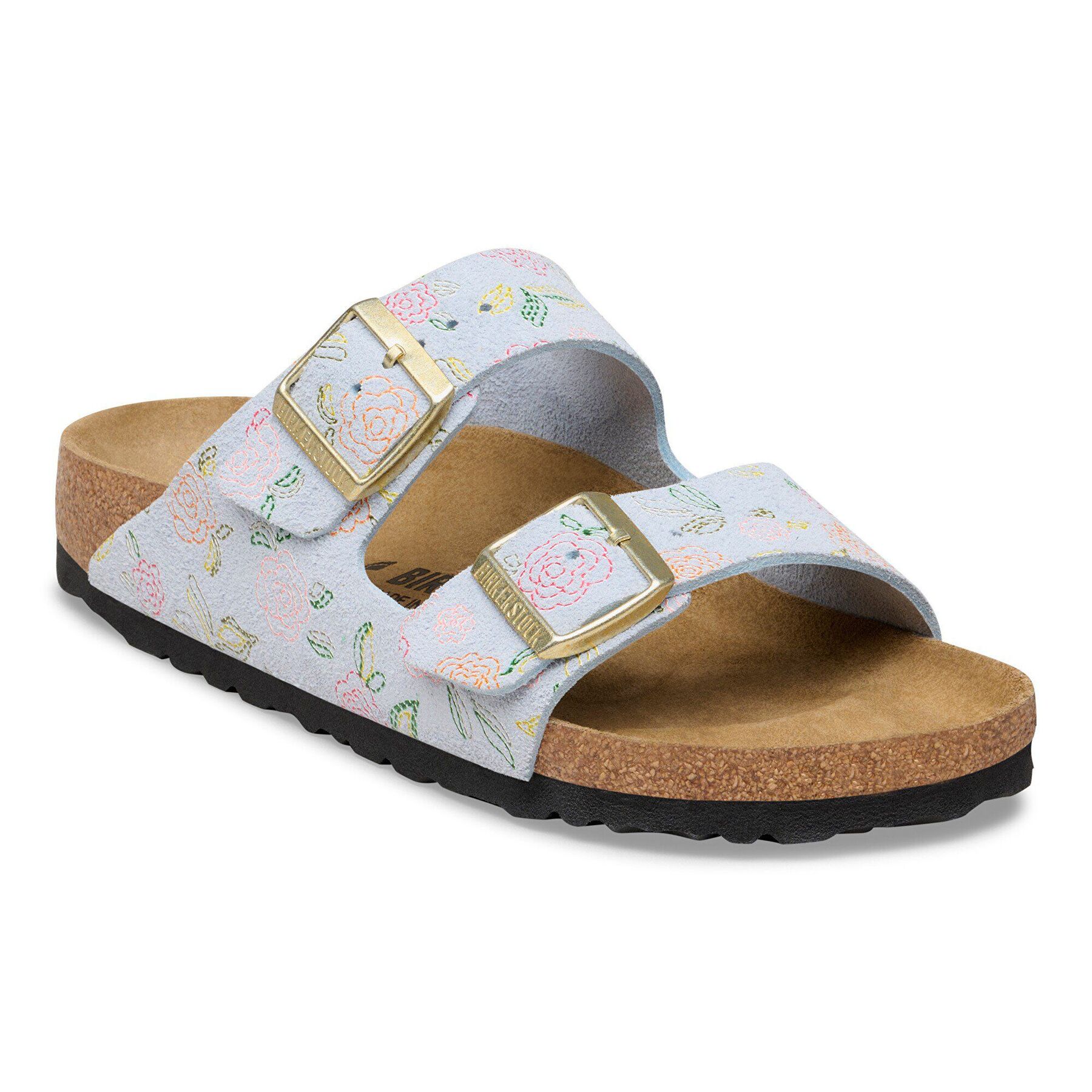 Arizona Rivet Logo Suede Leather