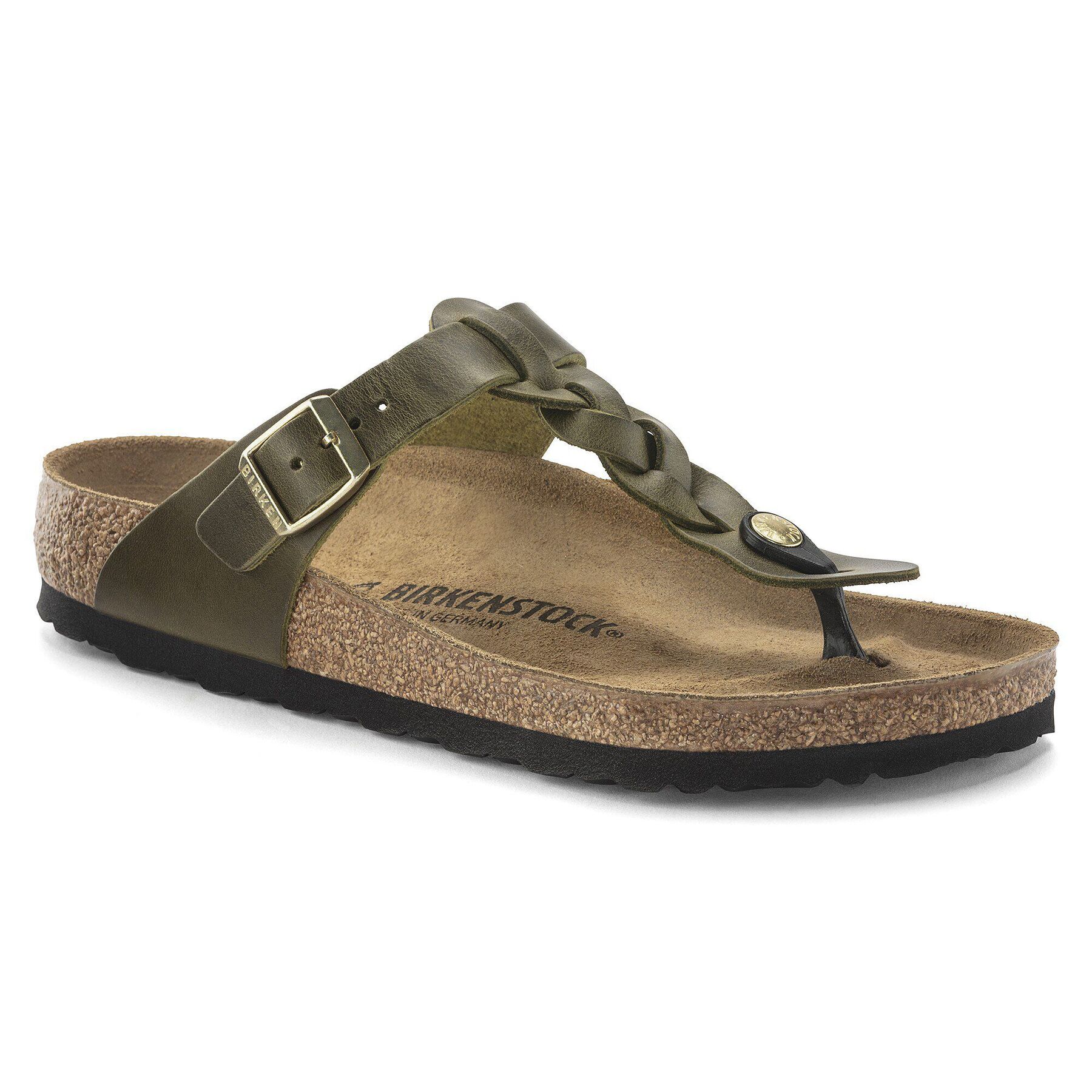 Gizeh Braided Natural Leather Oiled